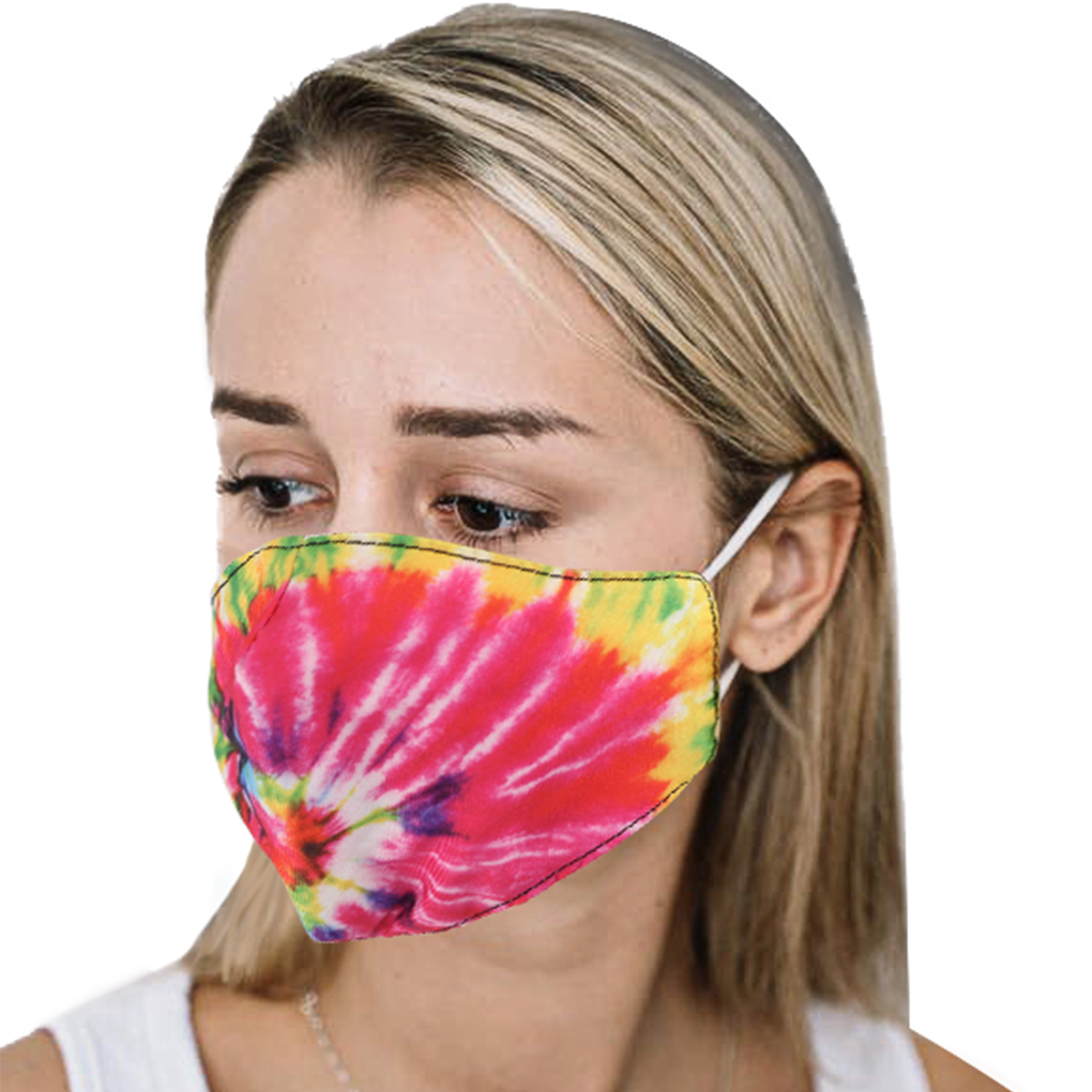 Colorful Dark Pink Style Reusable Face Mask