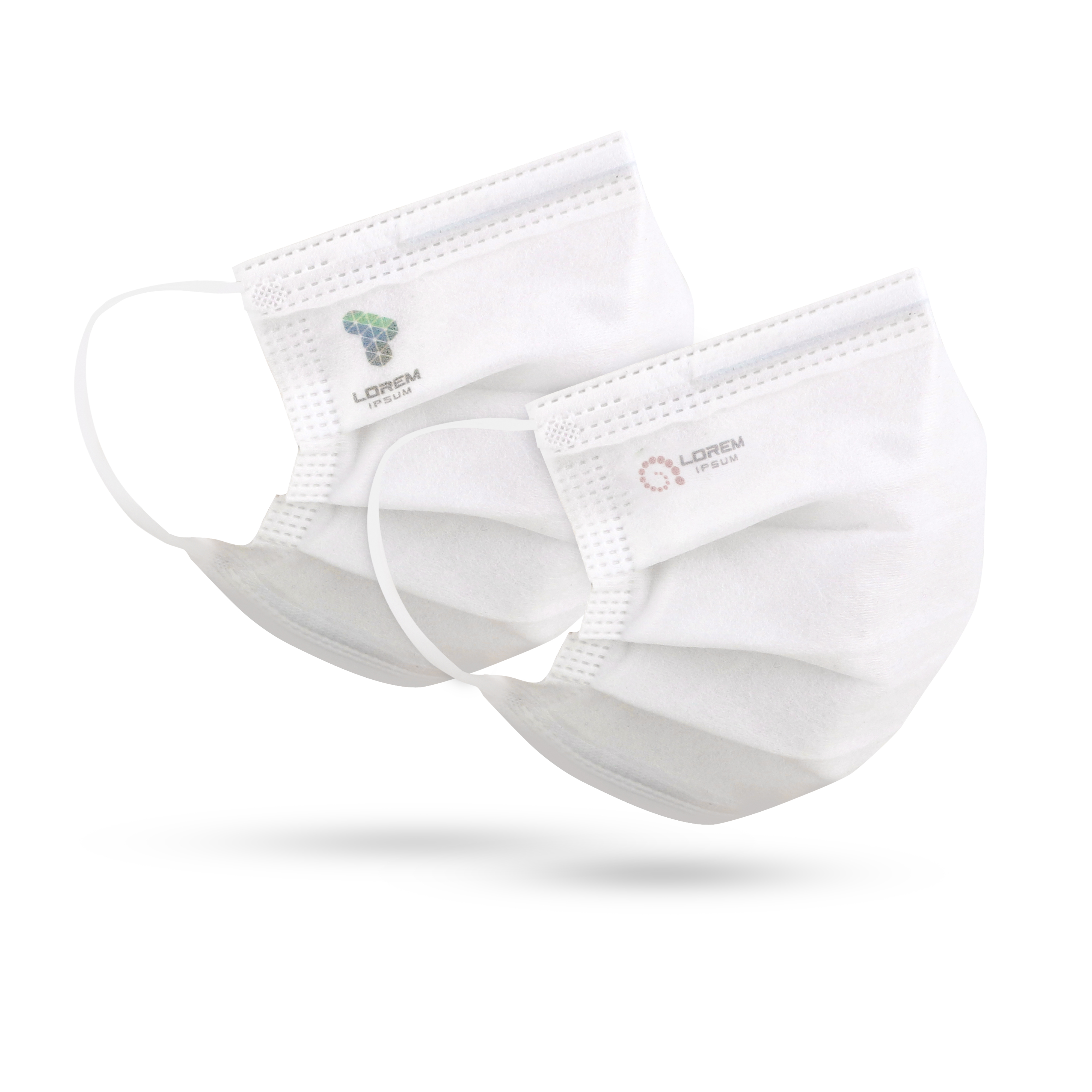 Sublimation Disposable White Mask - Adult Size
