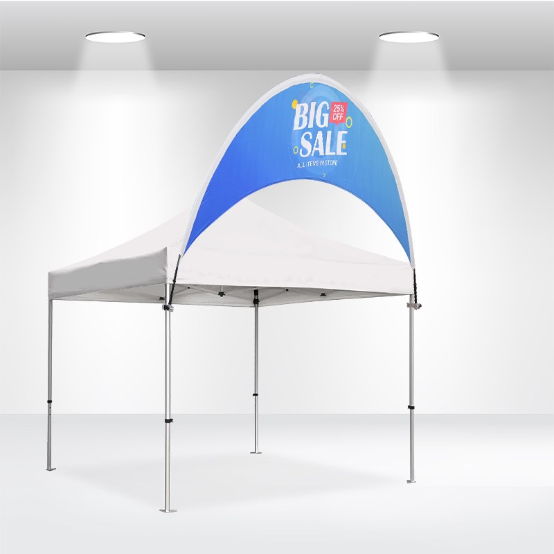 POS91 - Curve Tent Billboard Banner 10x10ft