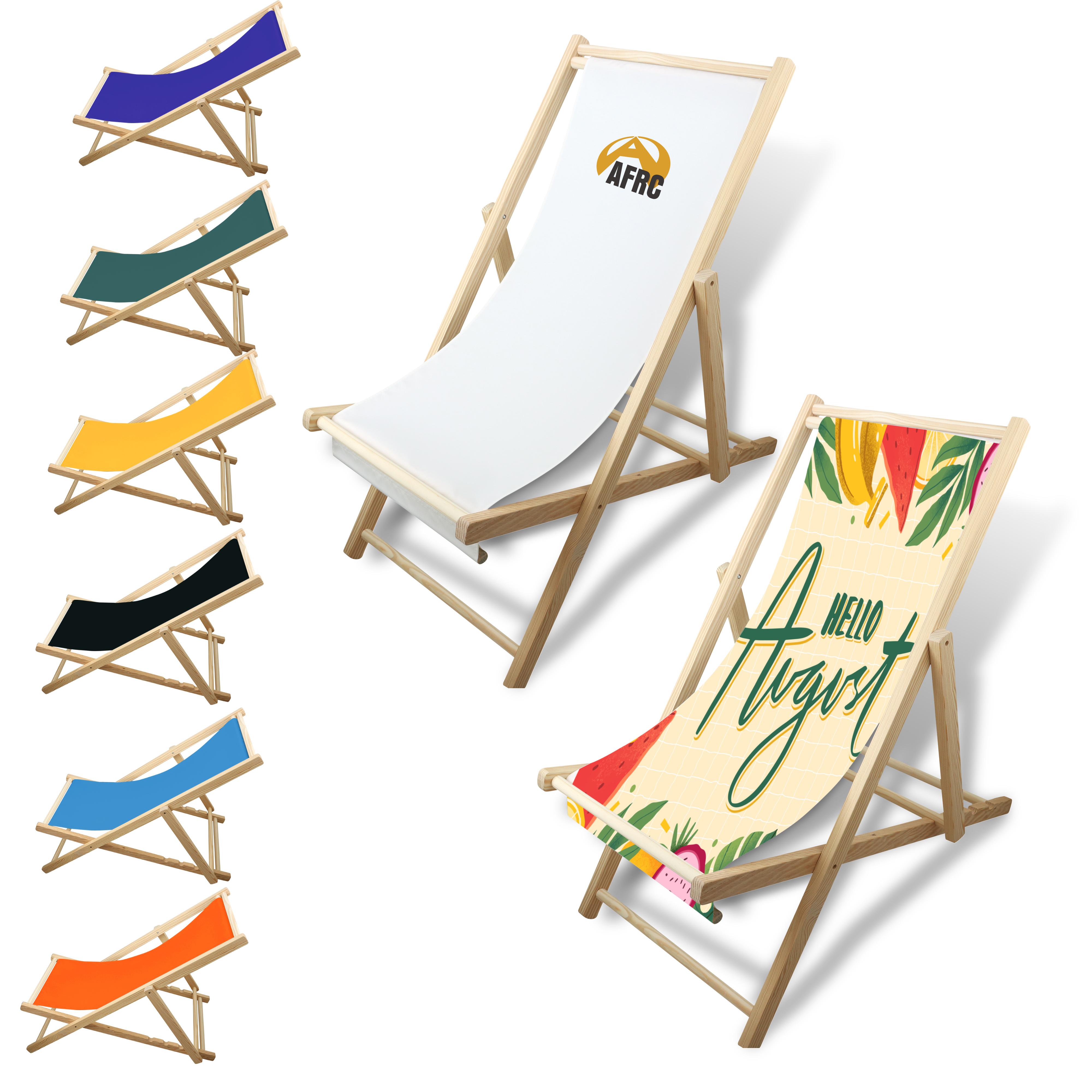 PCH395 - Wooden Beach Chair