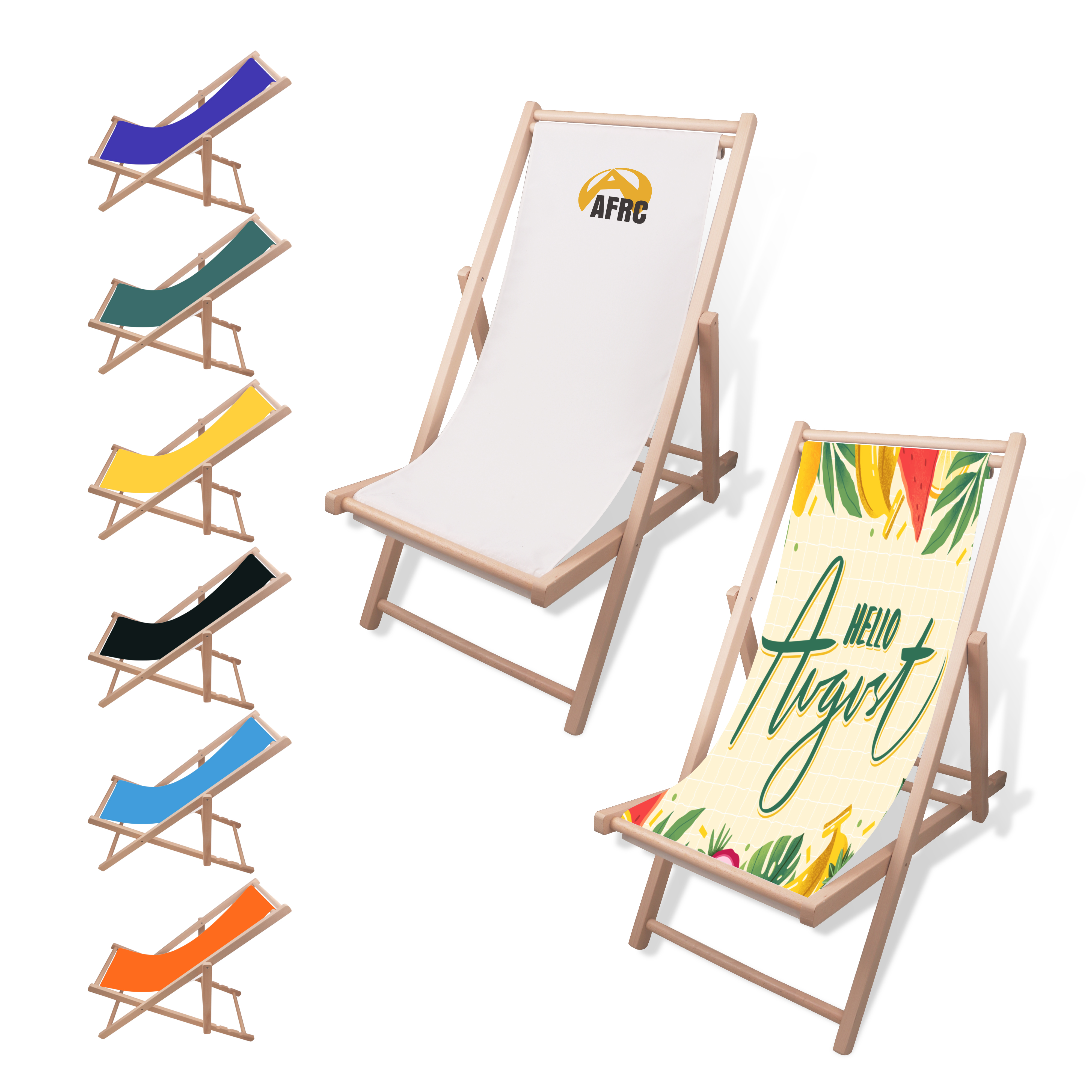 PCH396 - Beach Chair - Beech Frame
