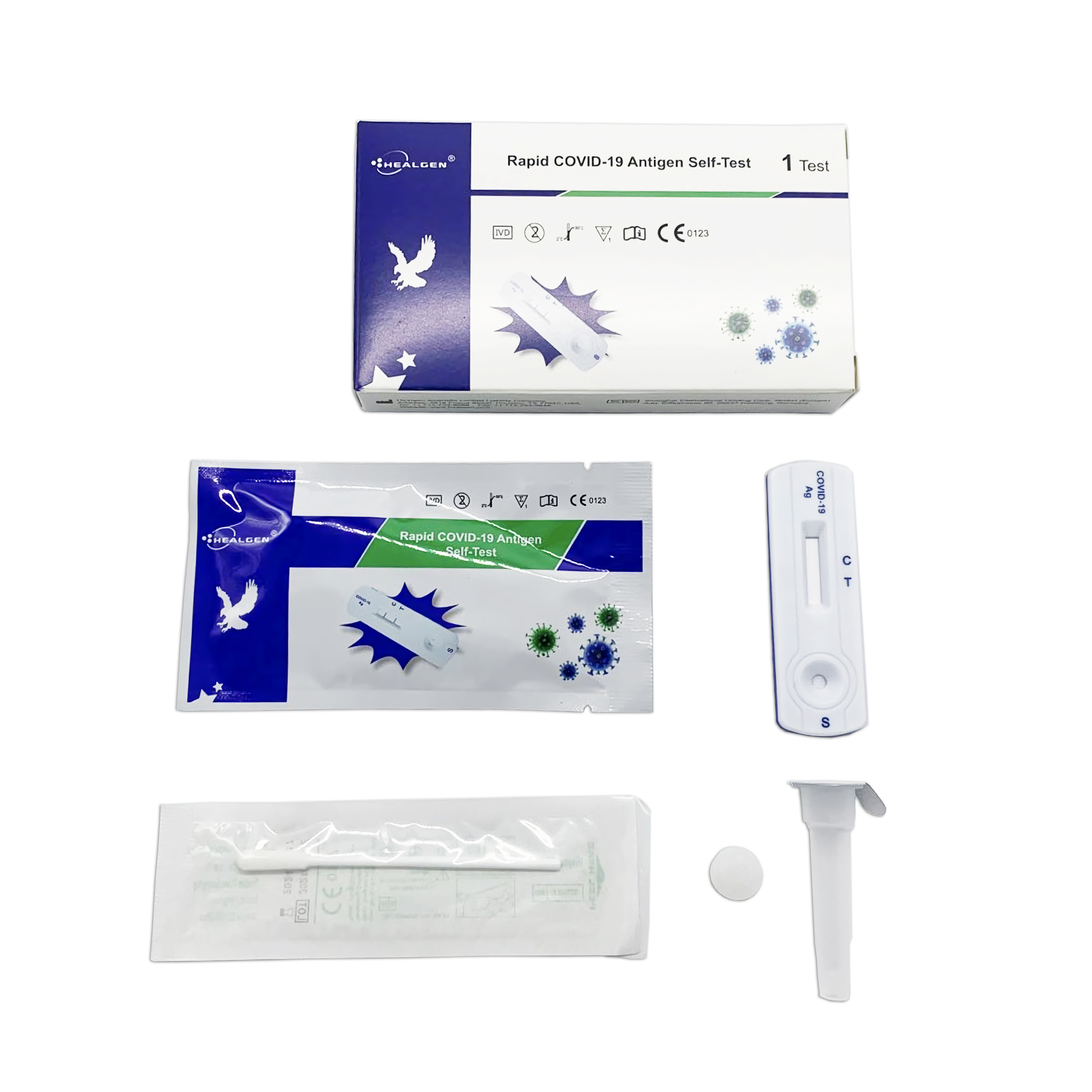 Healgen Rapid Antigen Self Test(Nasal Swab)
