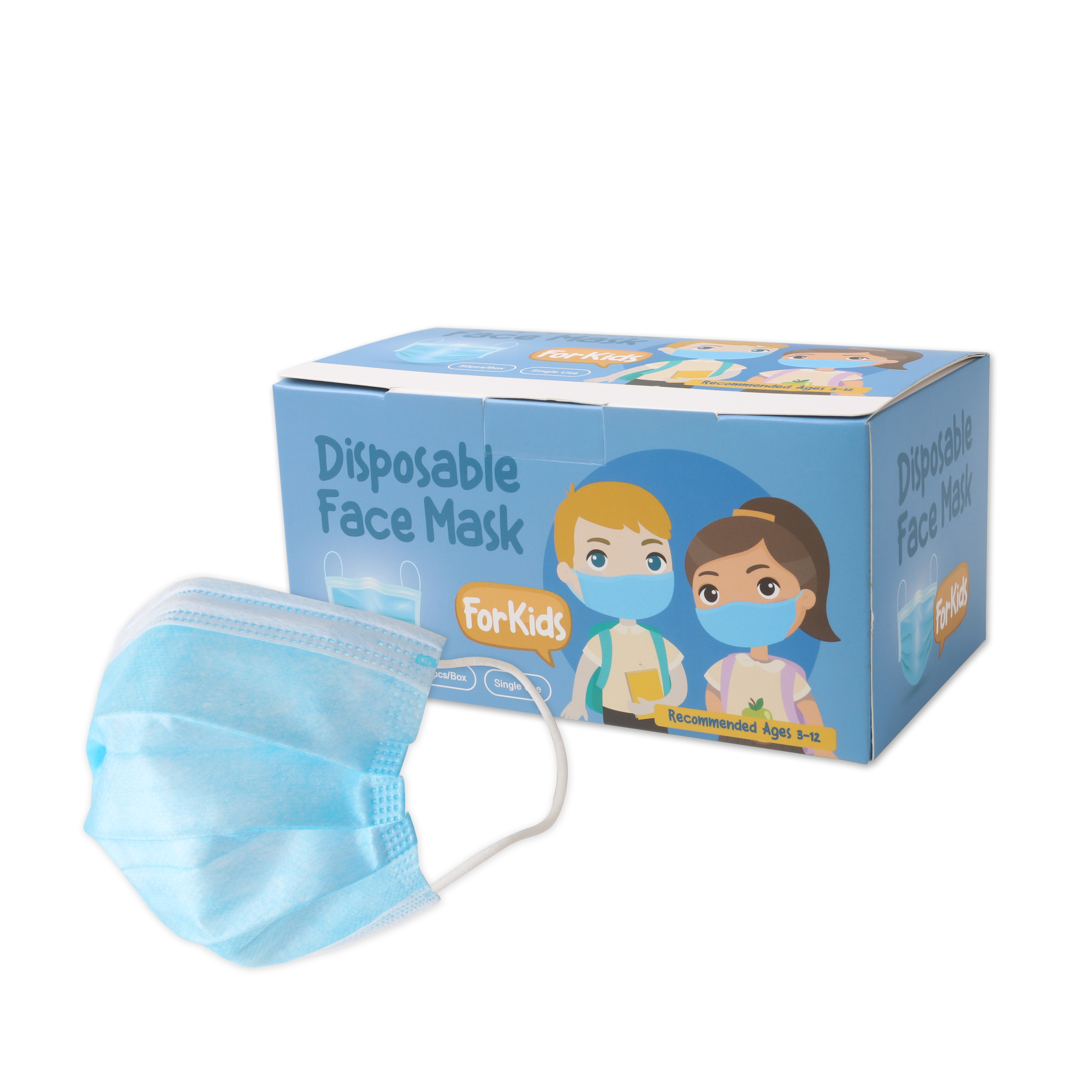 PCA022B - Personal Children's Disposable Mask - 50PC Box
