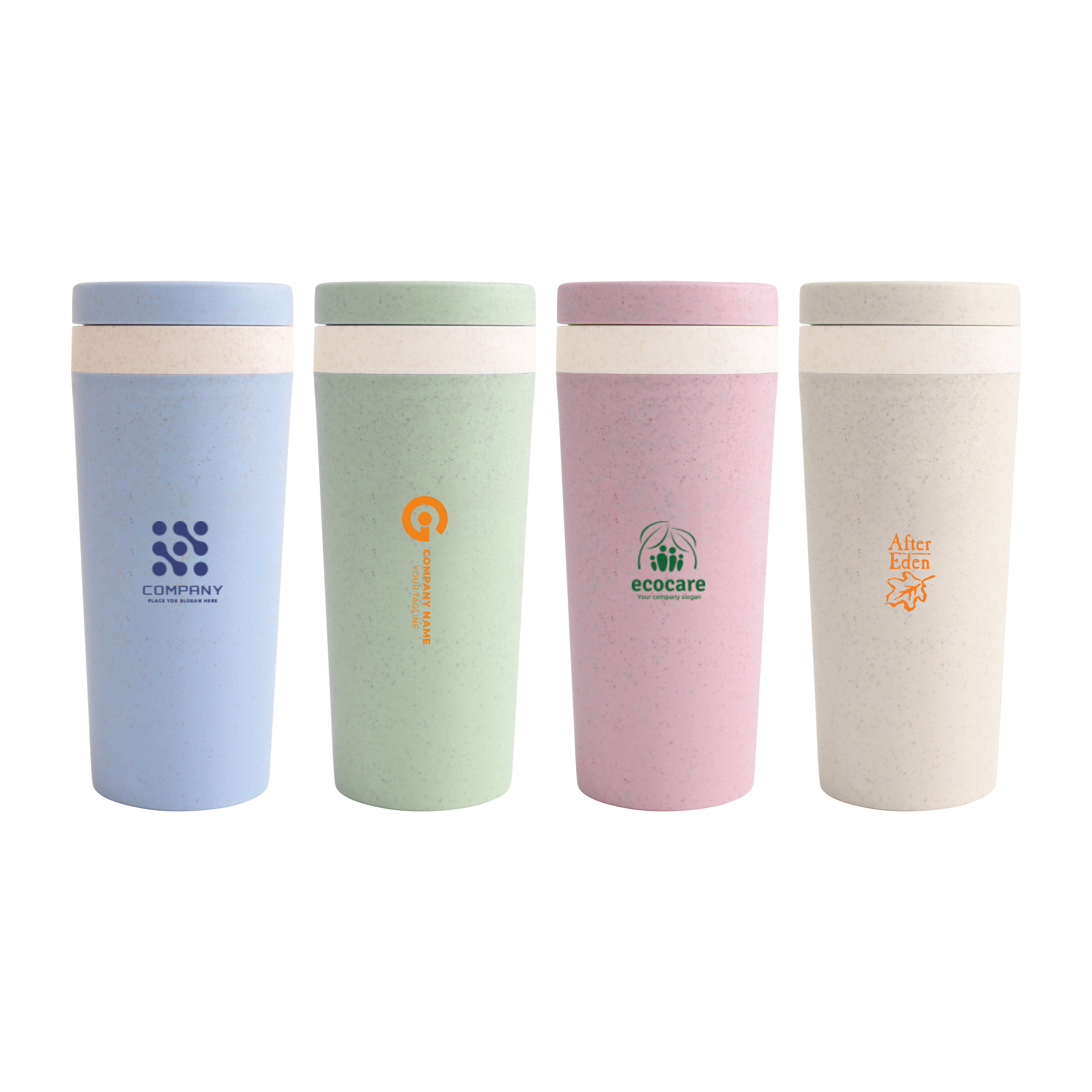 300ml Wheat Fibre Cup with String