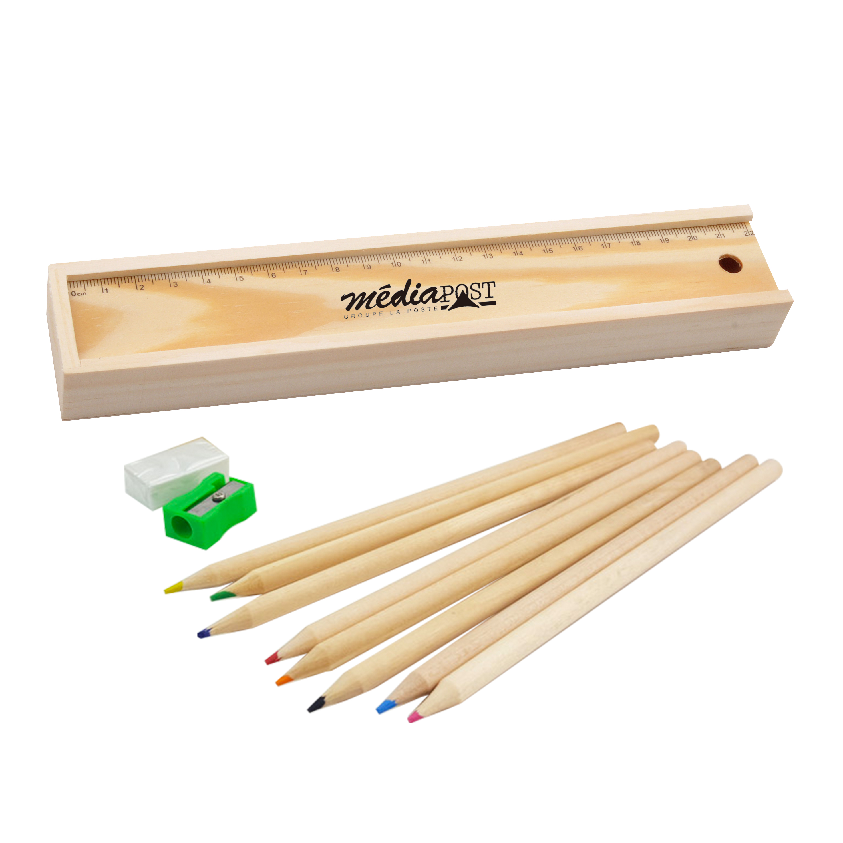 Wooden Colorful Pencil Set