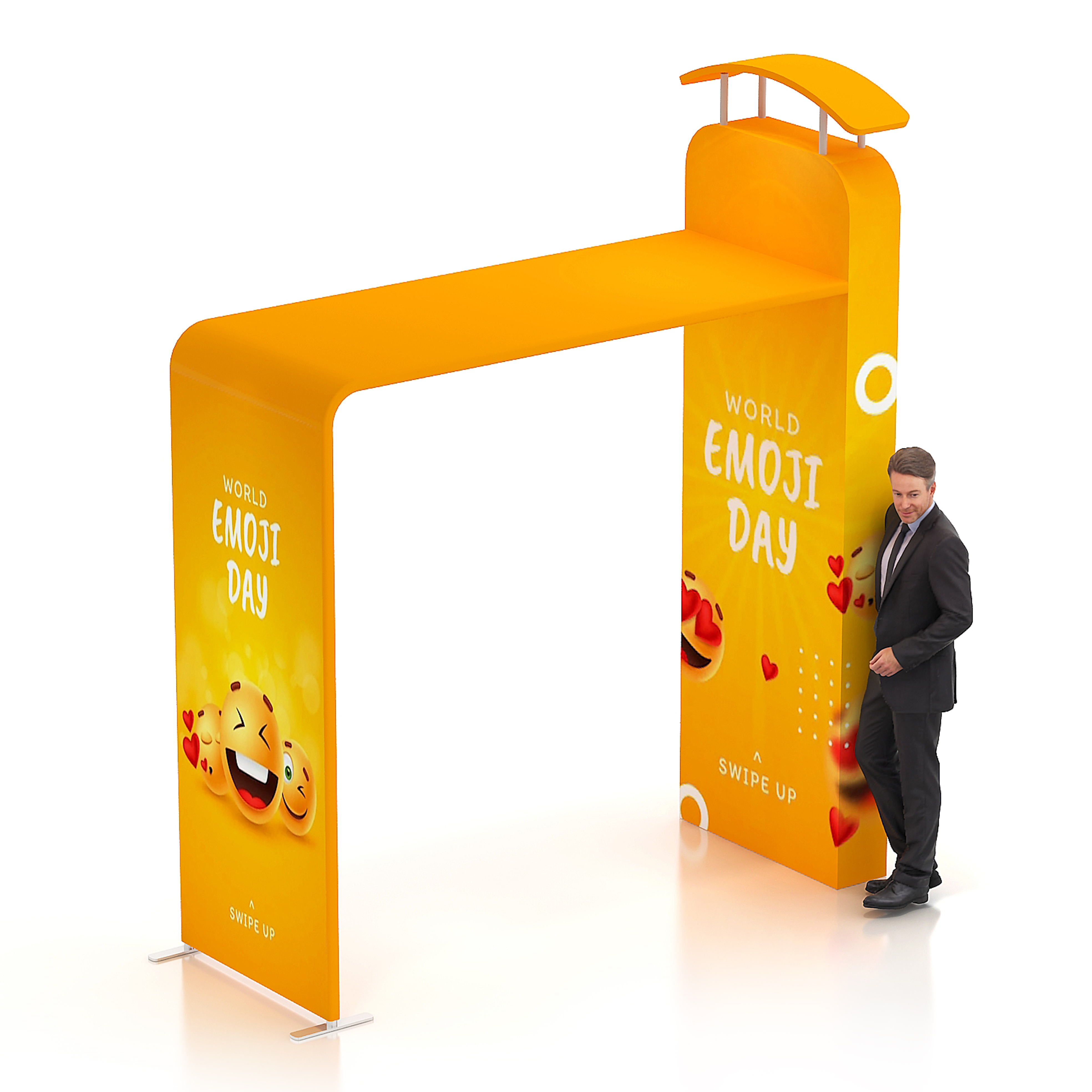 Square Shape Tension Fabric Arch