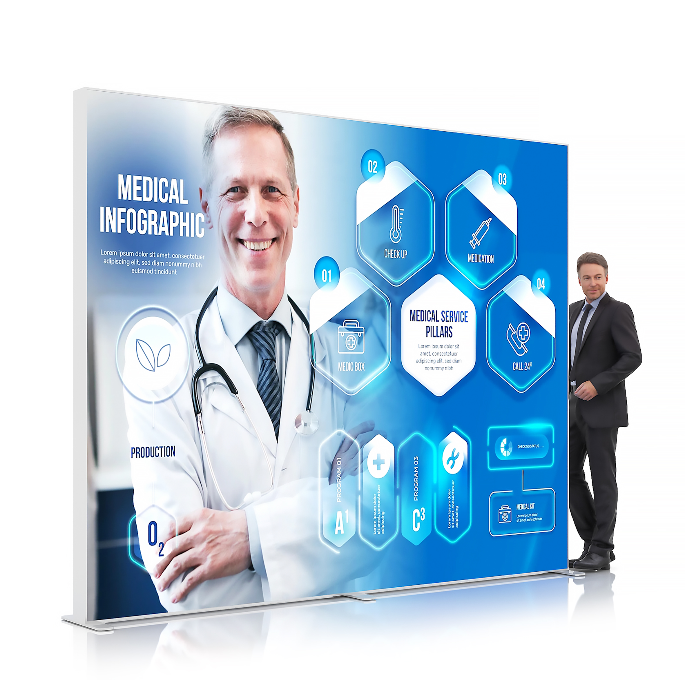 SEG Backlit LED Light Box Display (300 x 240cm)