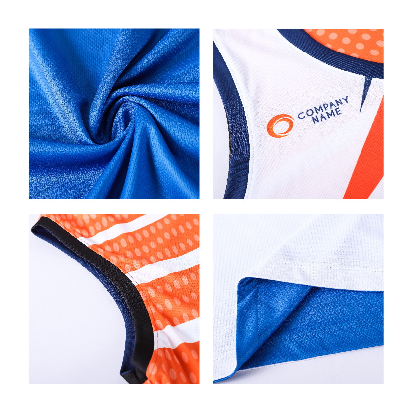 Unisex Adults 100% Polyester Sublimated Reversible Basketball Singlet