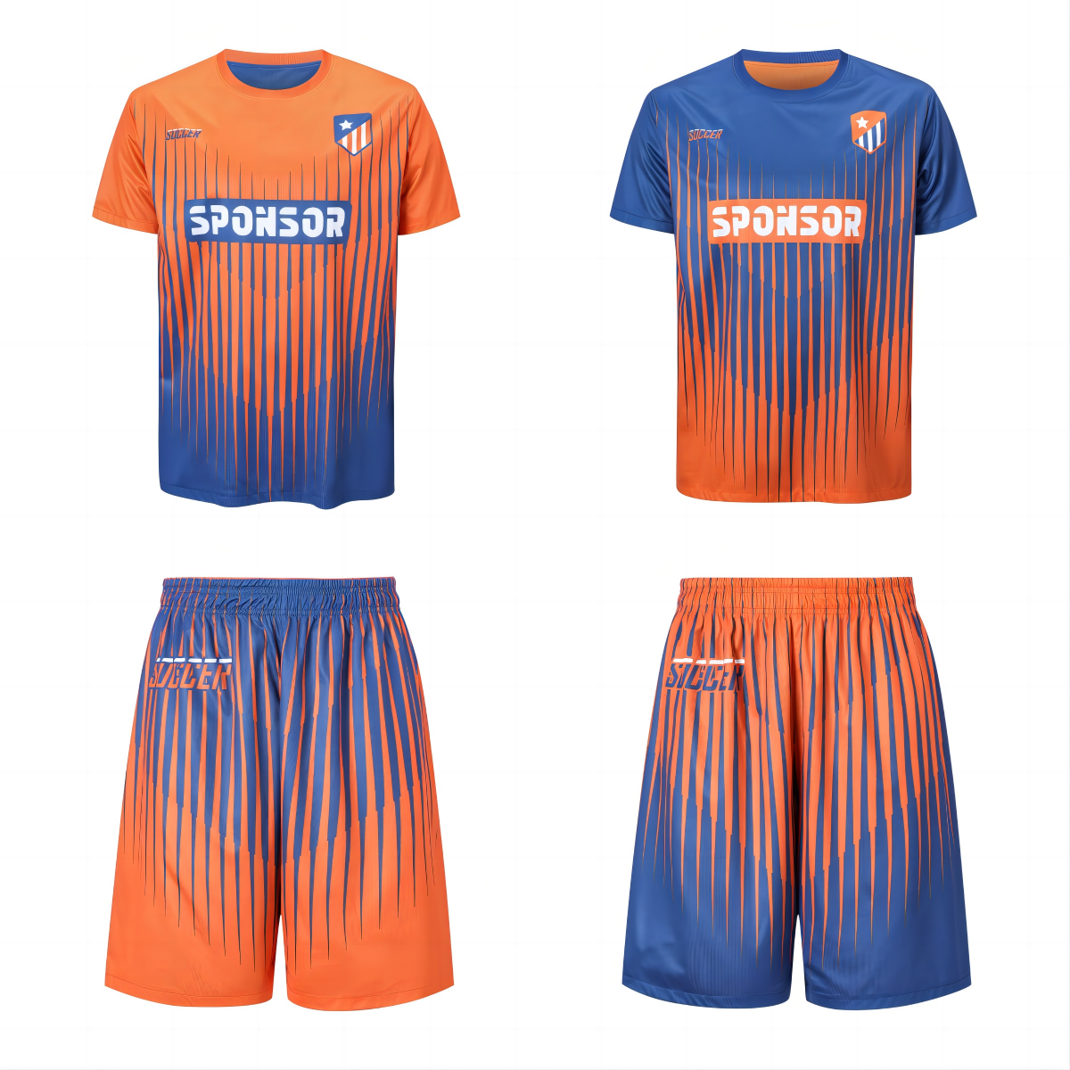 Unisex Adults 100% Polyester Sublimated Reversible Jersey