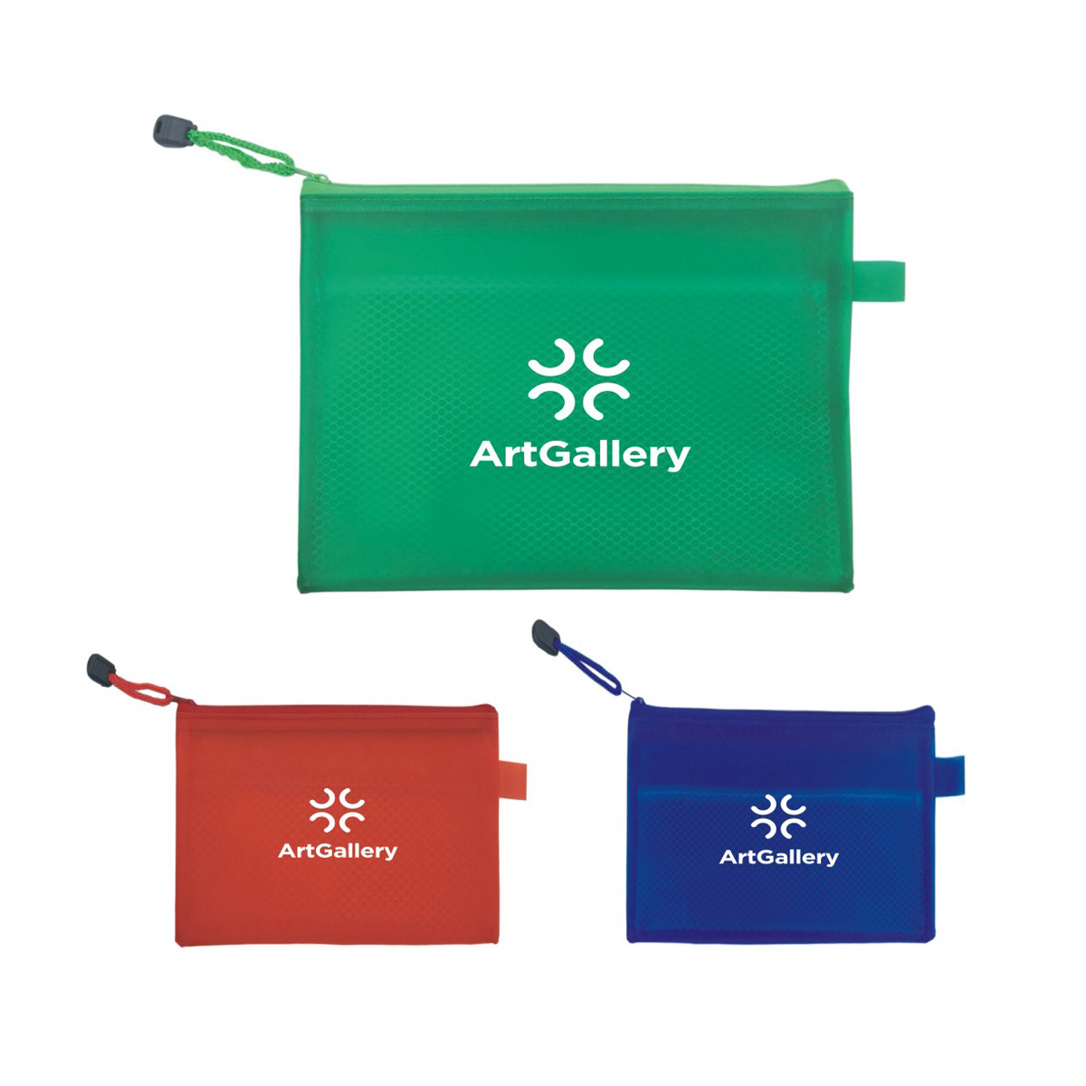 A4 Zippered Mesh Pouch