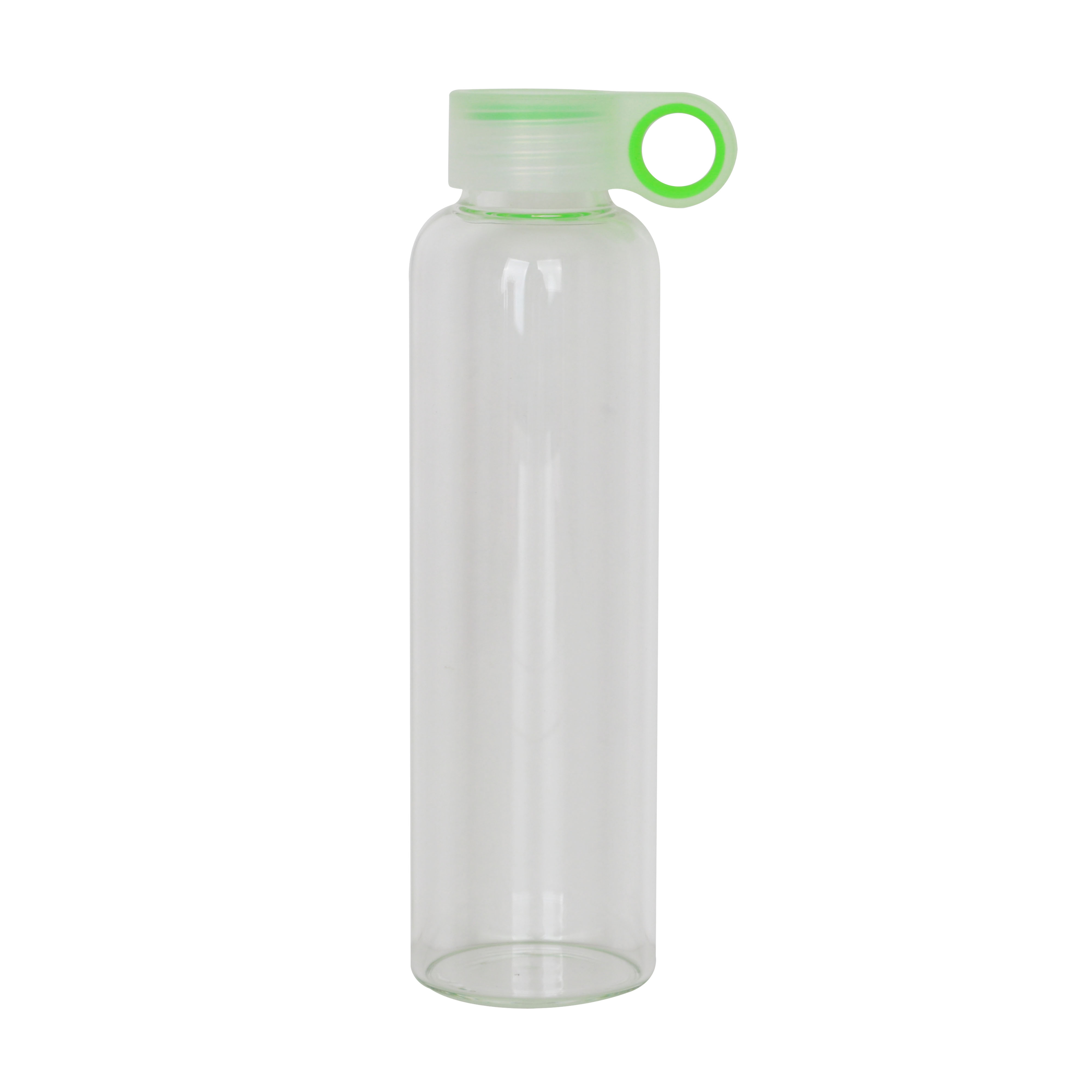 550ml Glass Drink Bottle with PP O-ring Lid