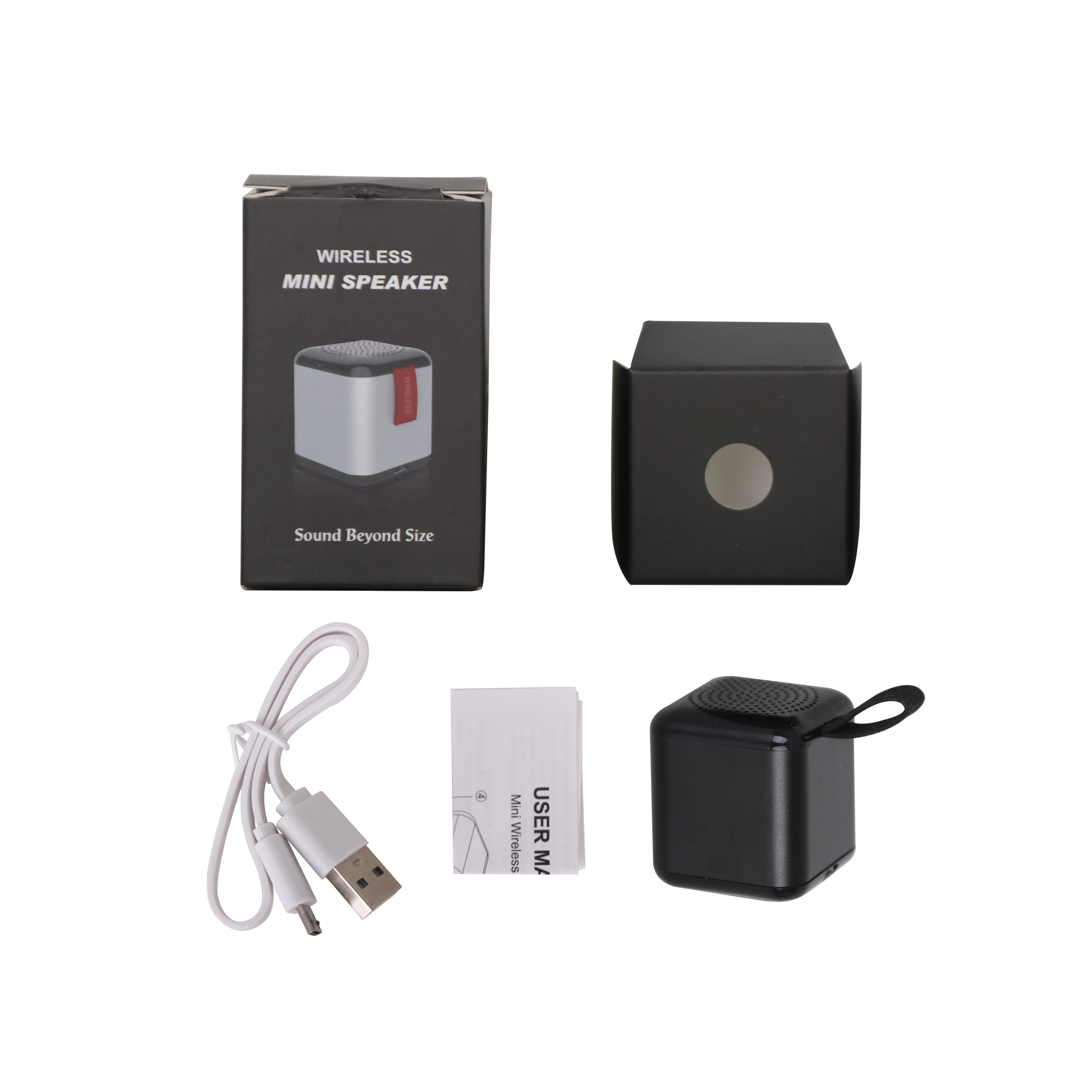 Metallic Cube Bluetooth Speaker