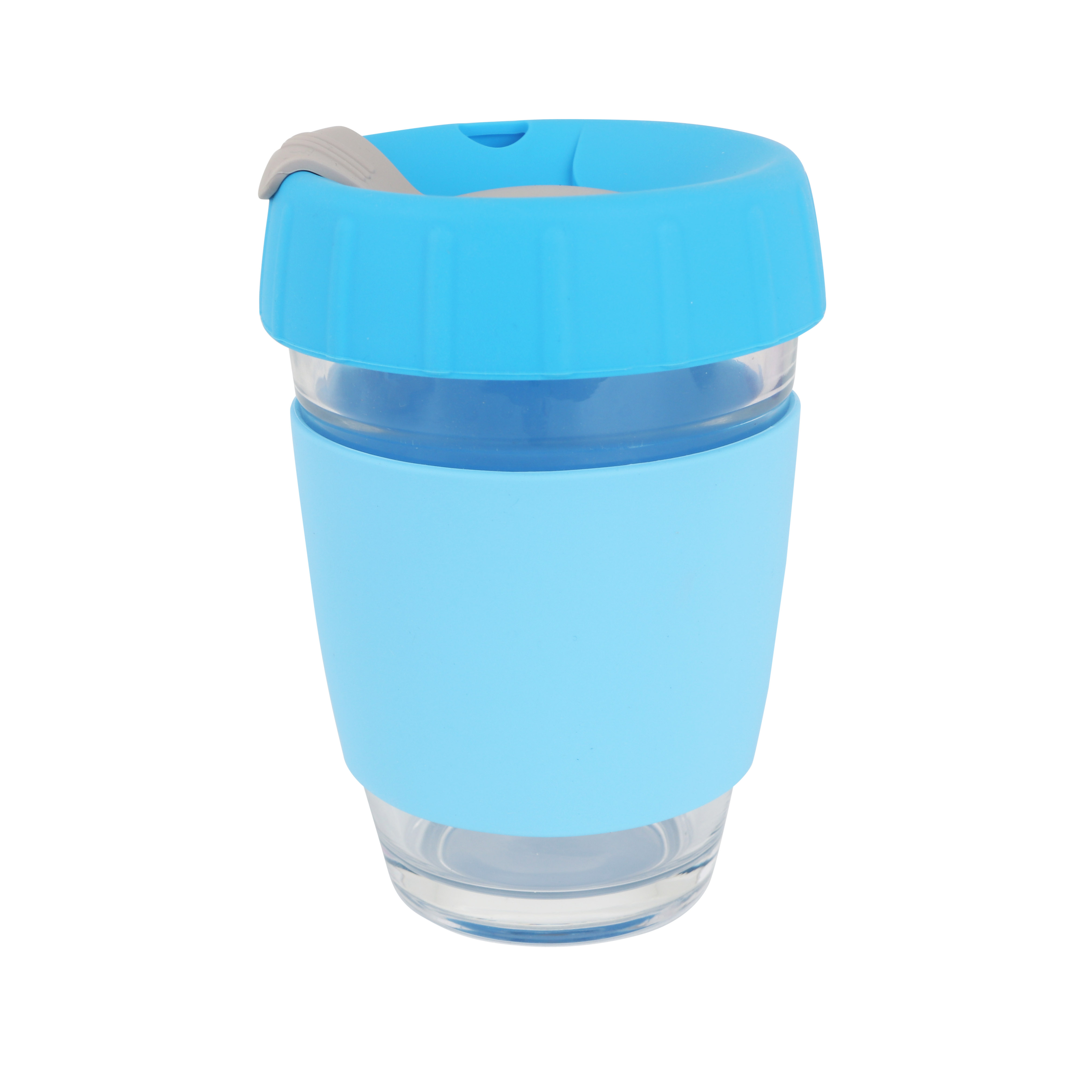 12 OZ Deluxe Reusable Glass Coffee Cup
