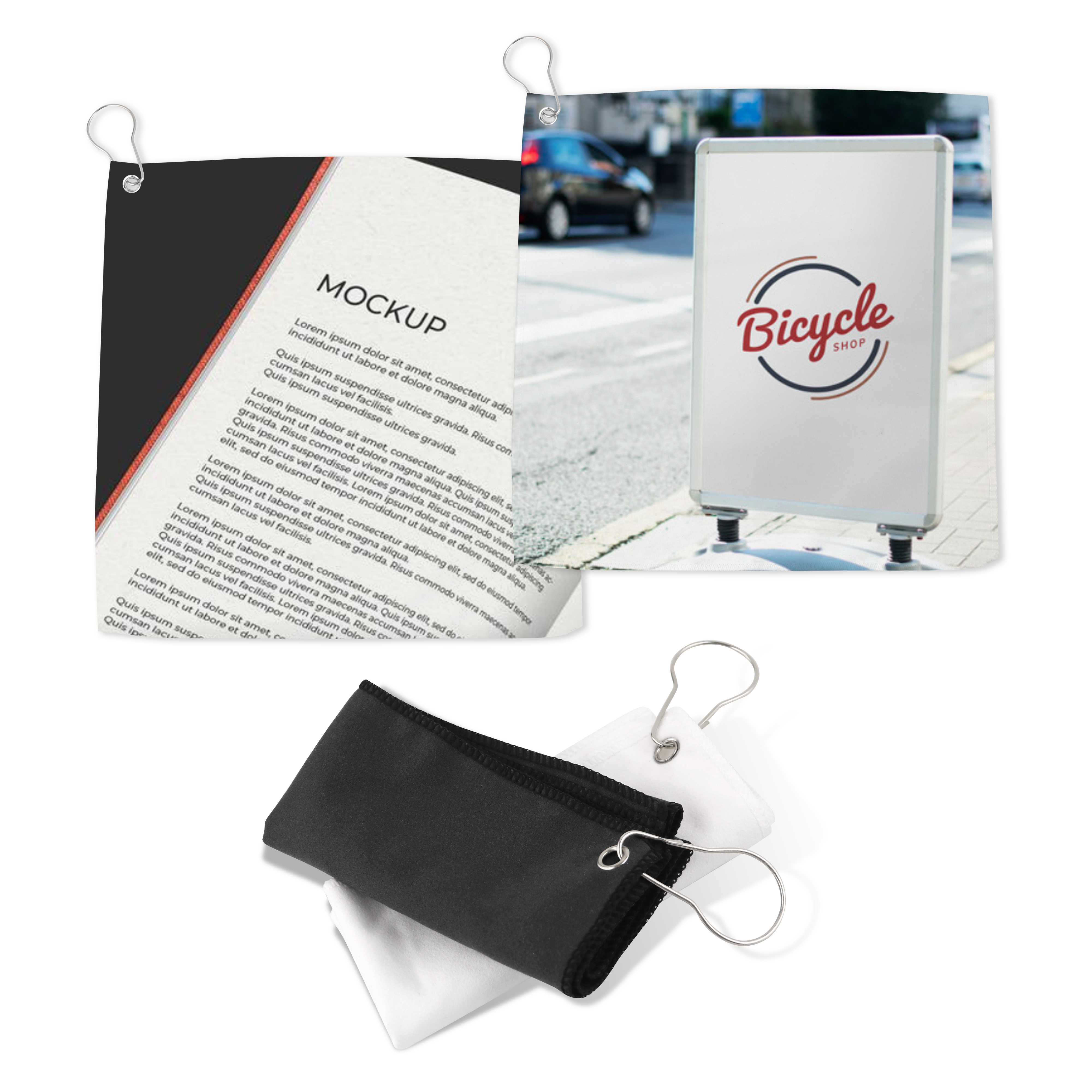 Full Size Sublimation Square Golf Towel