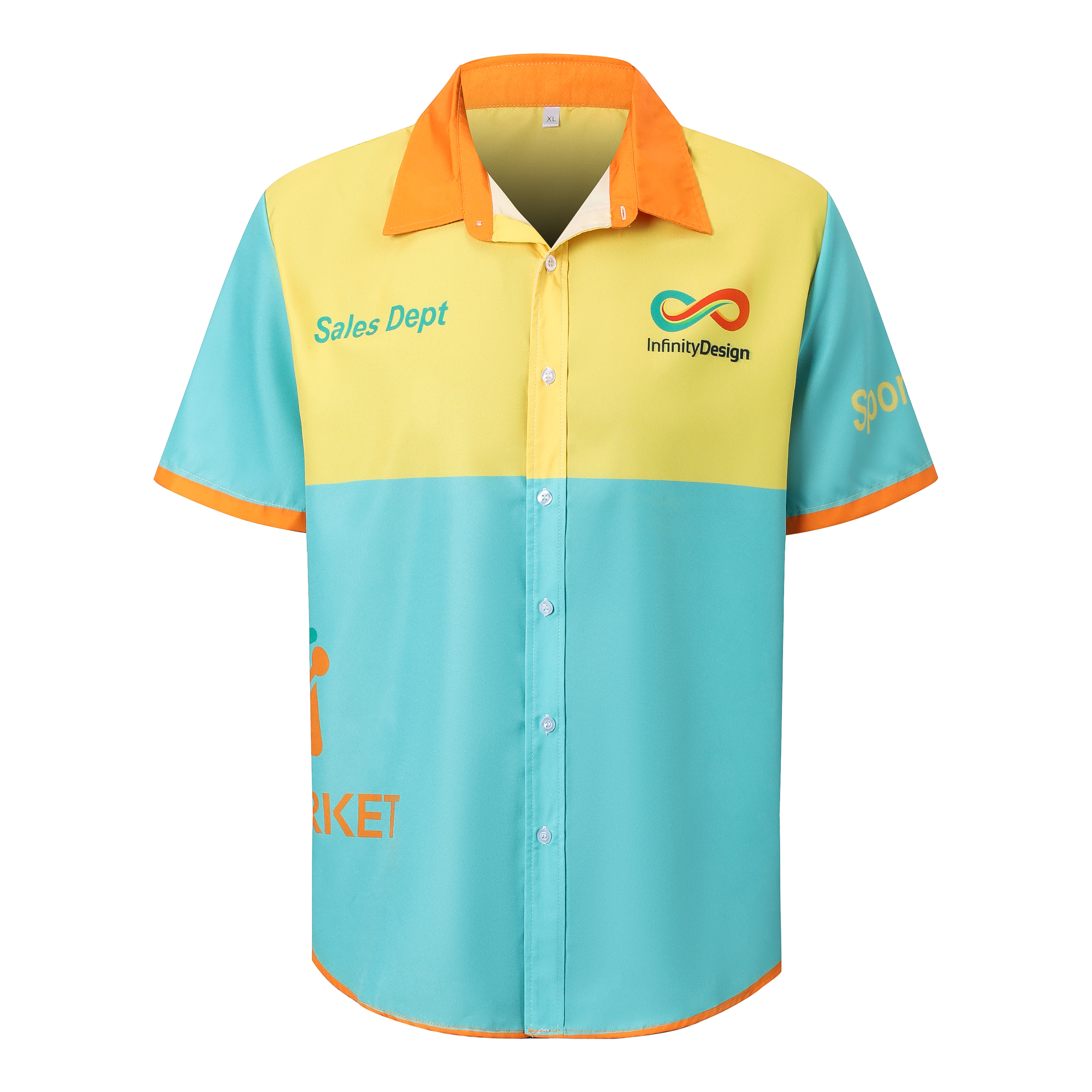 PCC029 - Men's Polyester Spandex Sublimated Hawaiian Shirt