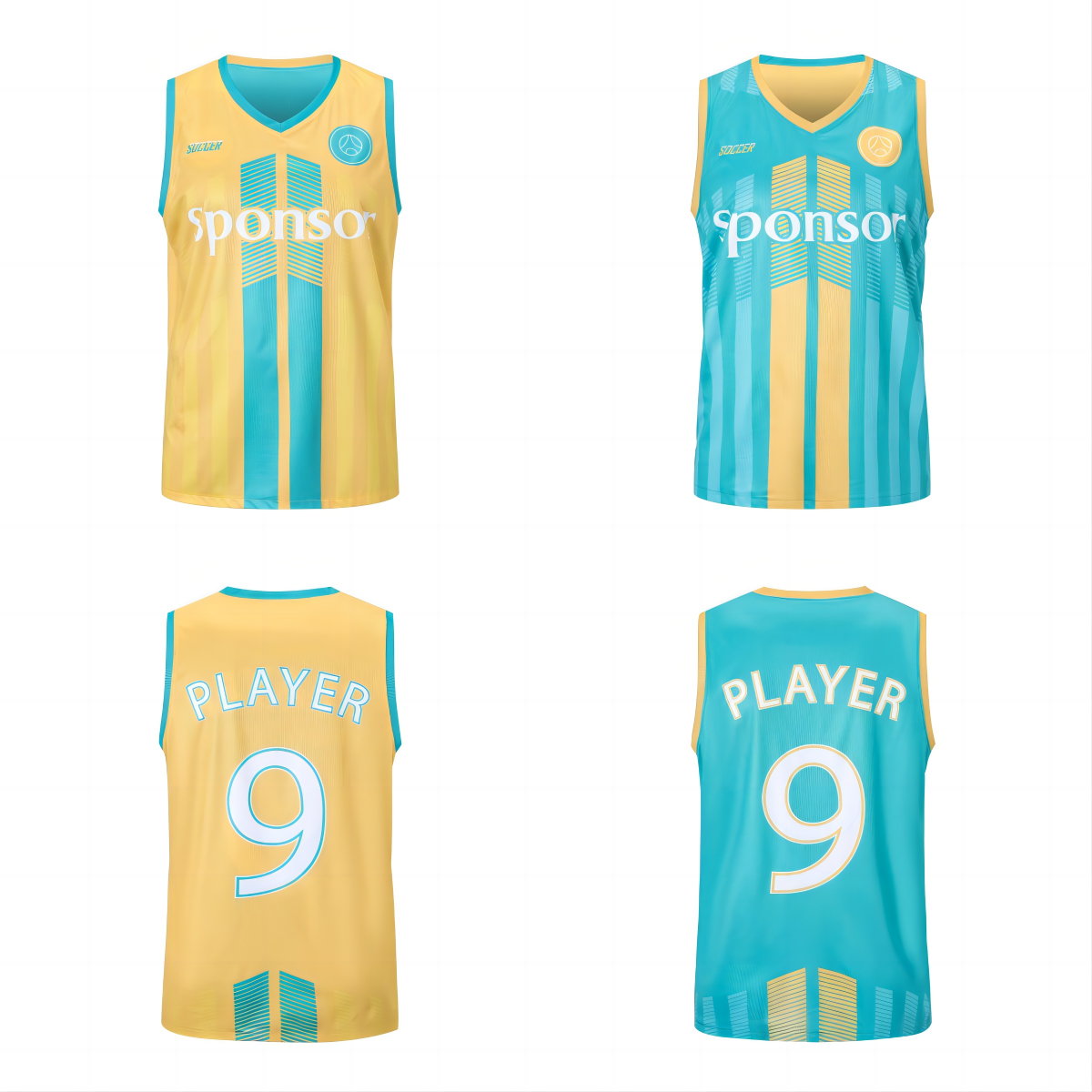 PCC046 - Unisex Adults 100% Polyester Sublimated Reversible Basketball Singlet