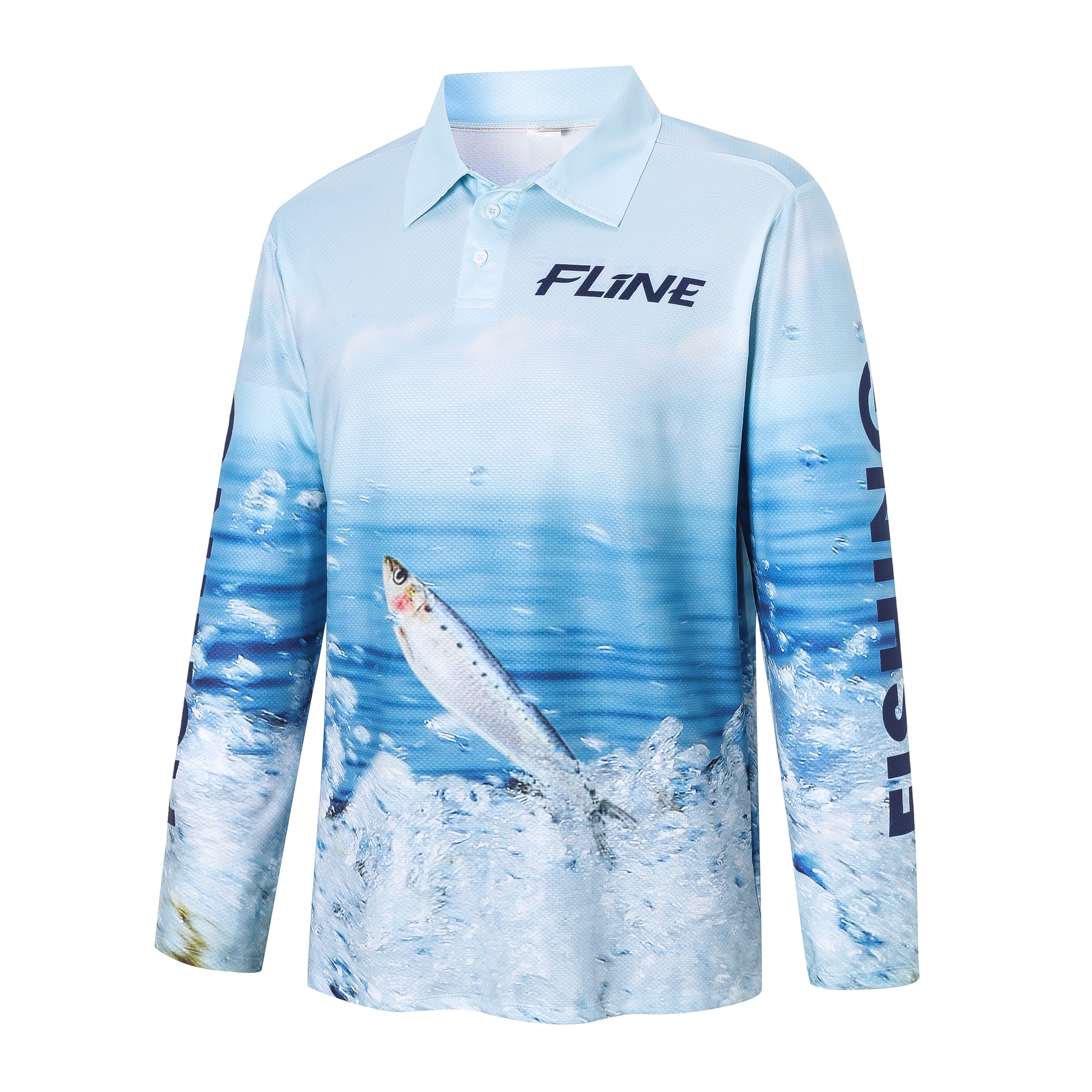 PCC015 - Men's Polyester Spandex Sublimated Fishing POLO