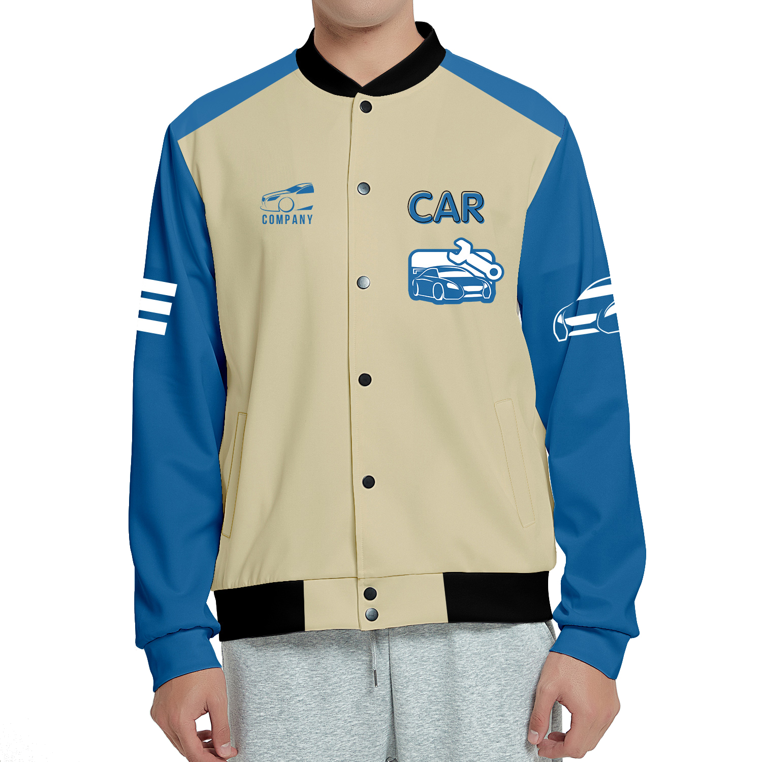 PCC054 - Unisex Polyester Scuba Sublimated Varsity Jacket