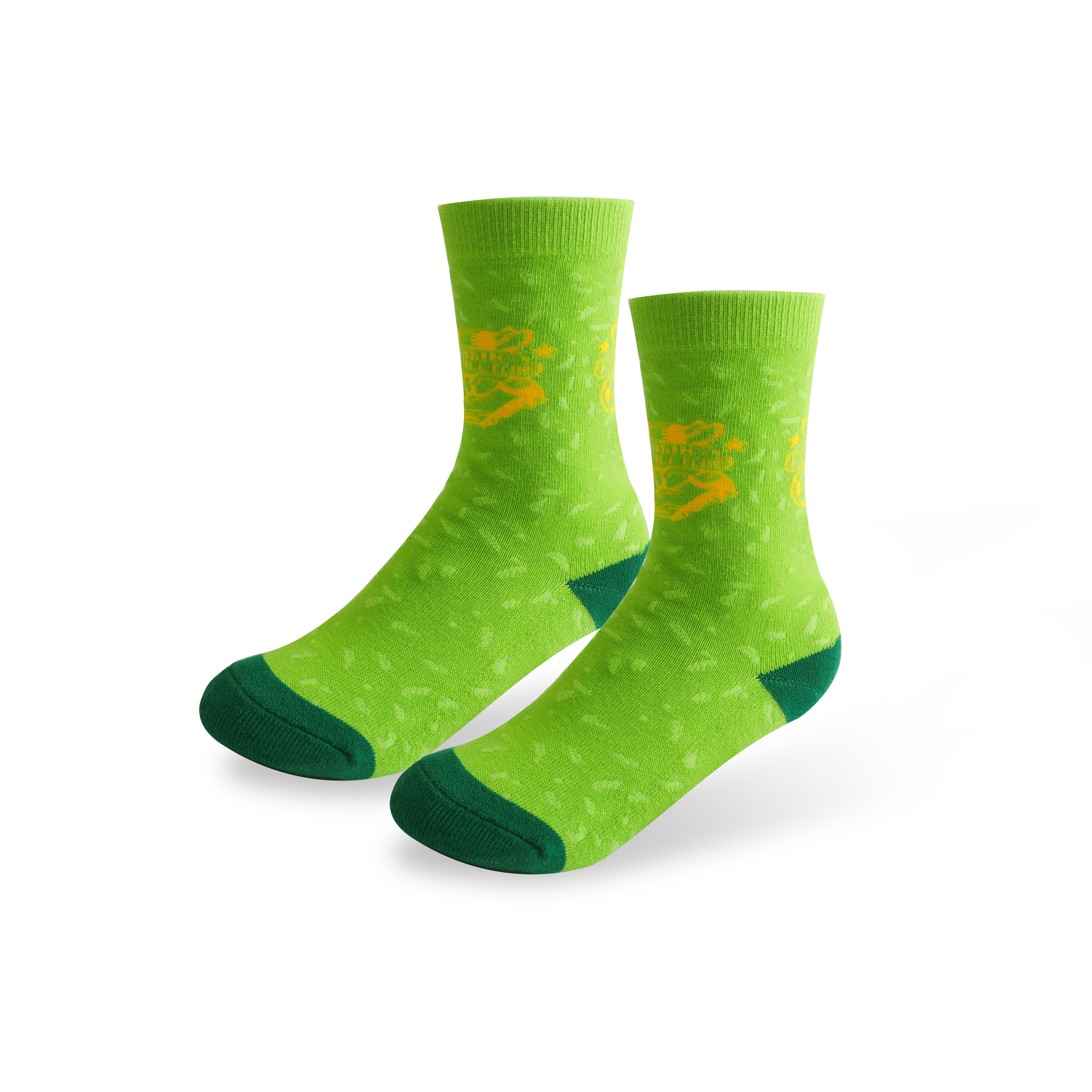 PCH574 - Crew Kids Custom Pattern Football Socks - With Towel bottom