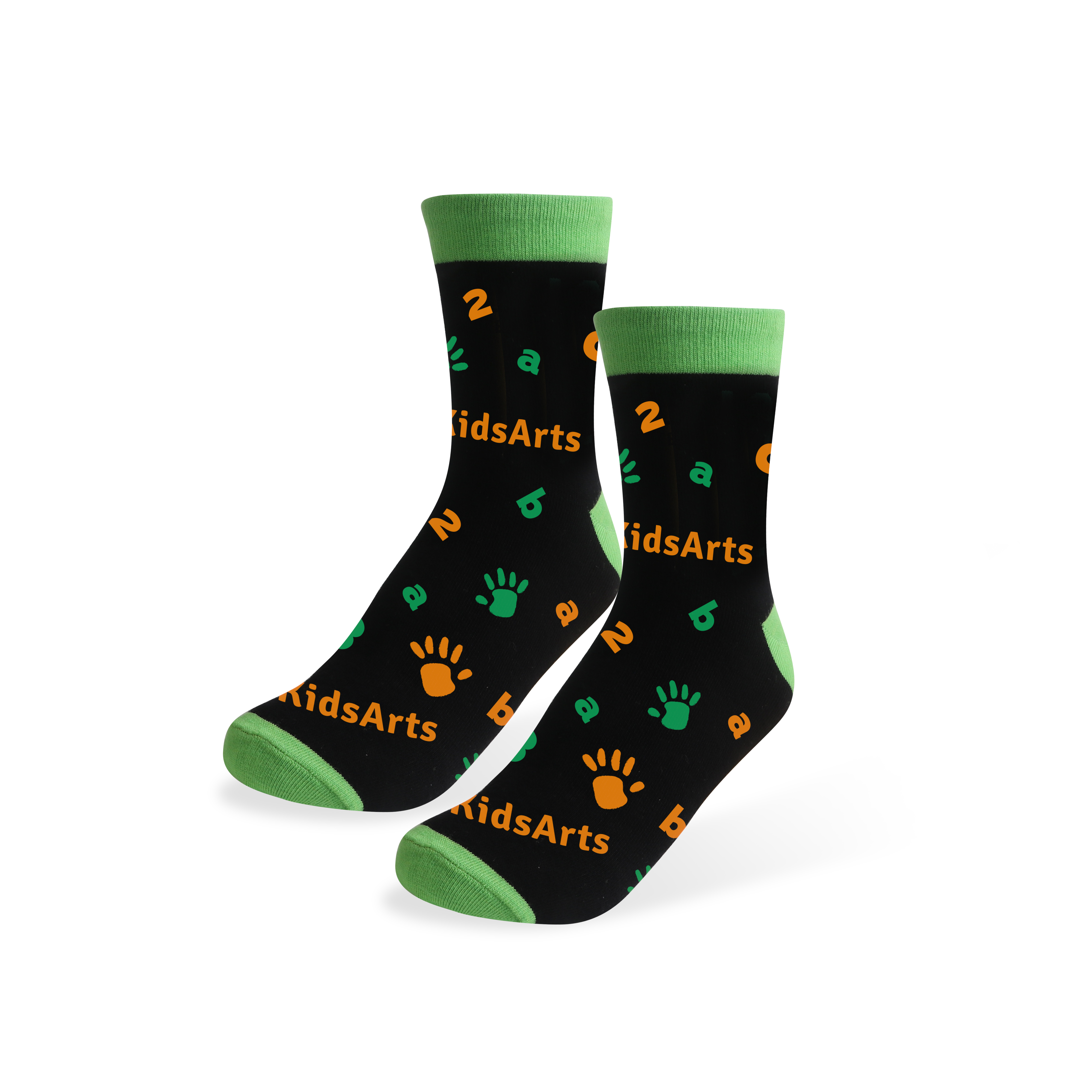 PCH548 - Crew Kids Custom Pattern Woven Bamboo Socks