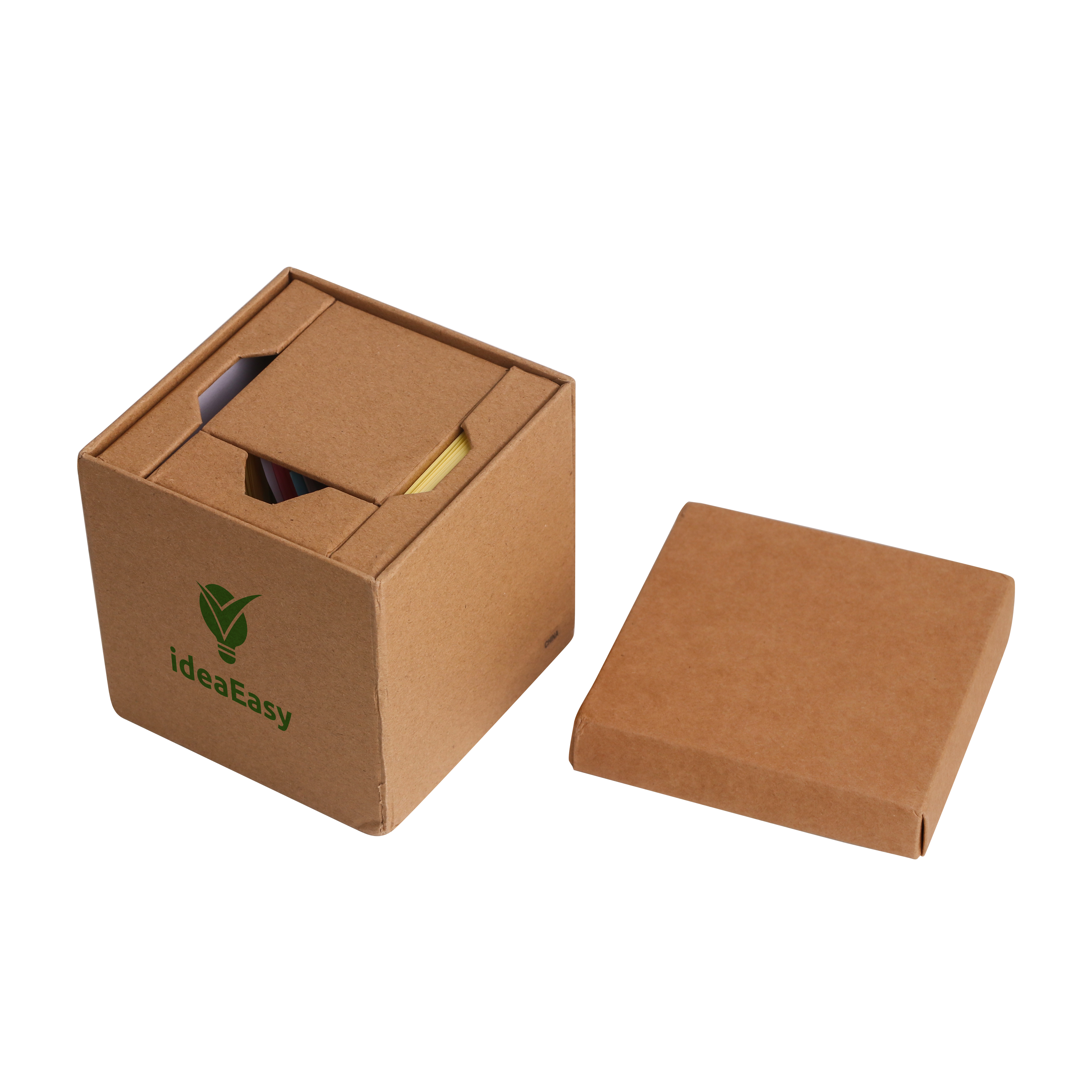 Folding Cube Sticky Note Memo Holder