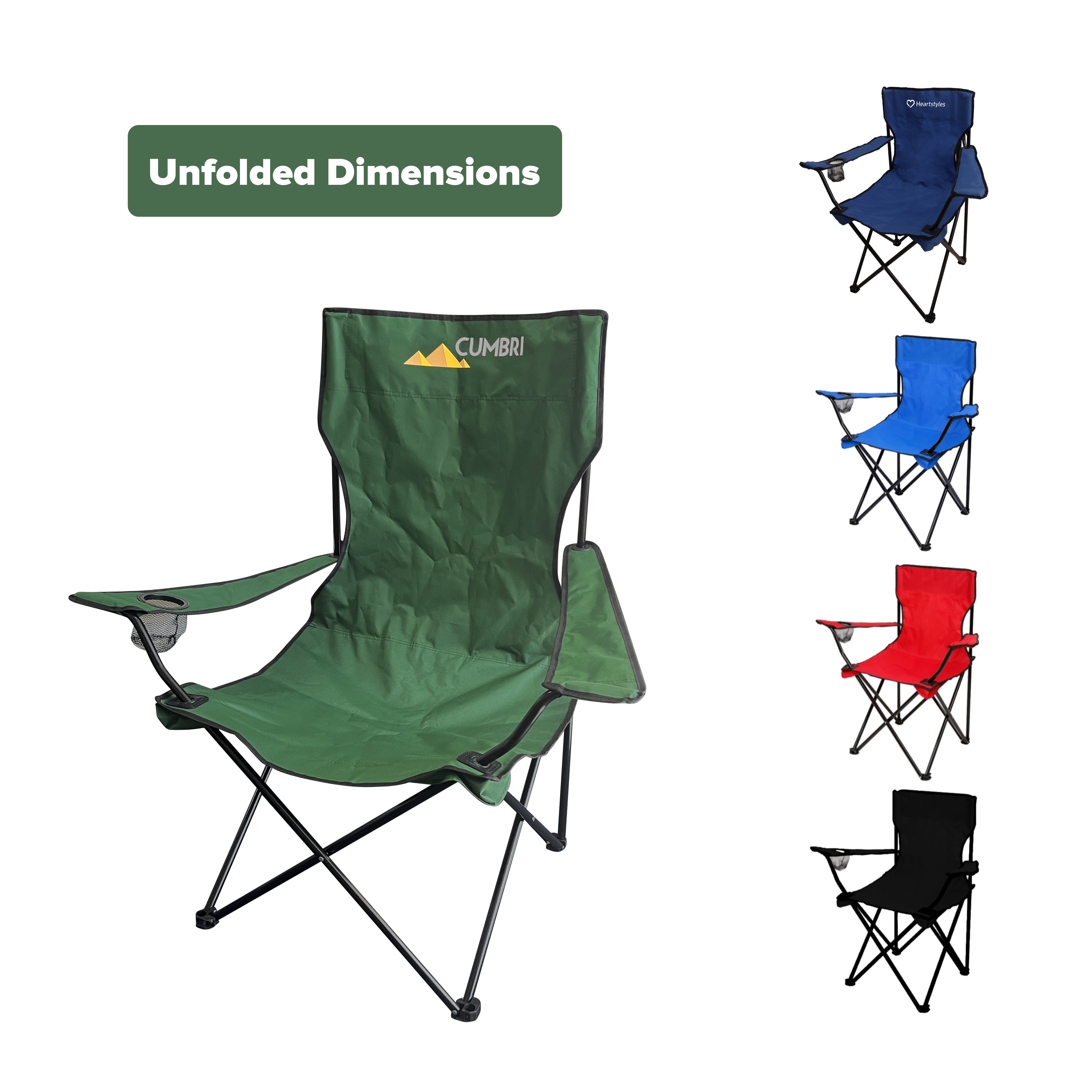 PCH327 - Large Foldable Portable Camping Chair