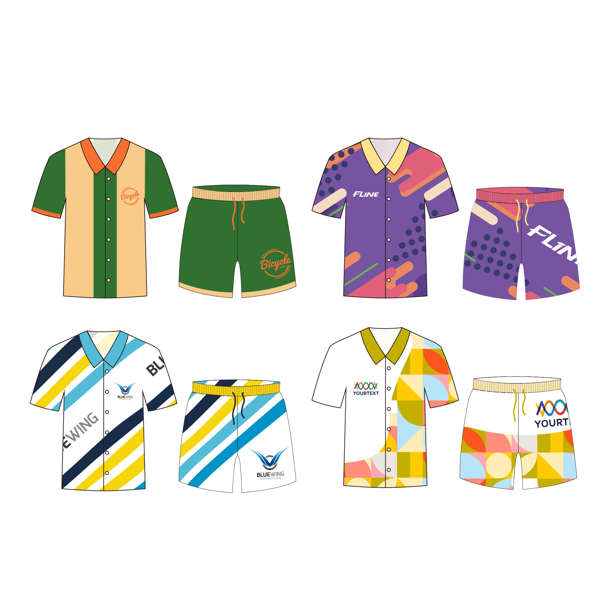 Men's Polyester Sublimated Beach Shorts