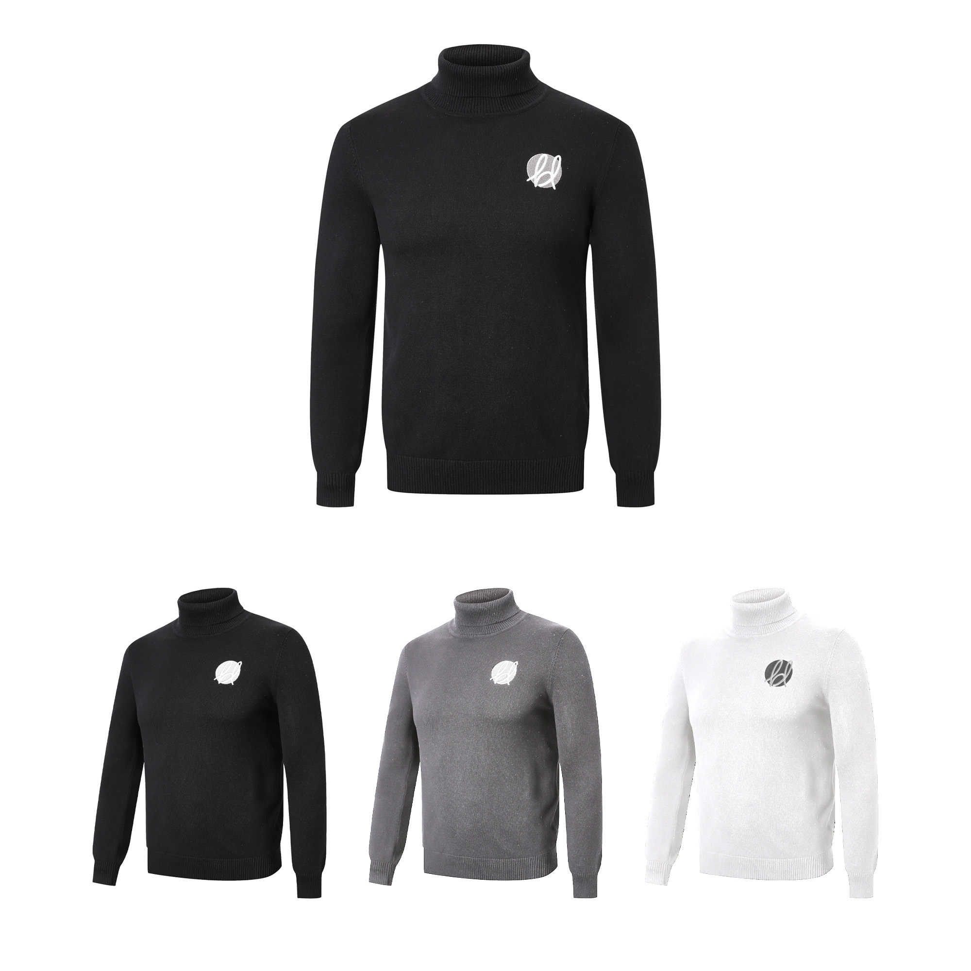 PCC423 - Unisex 100% Cotton Turtleneck Sweater