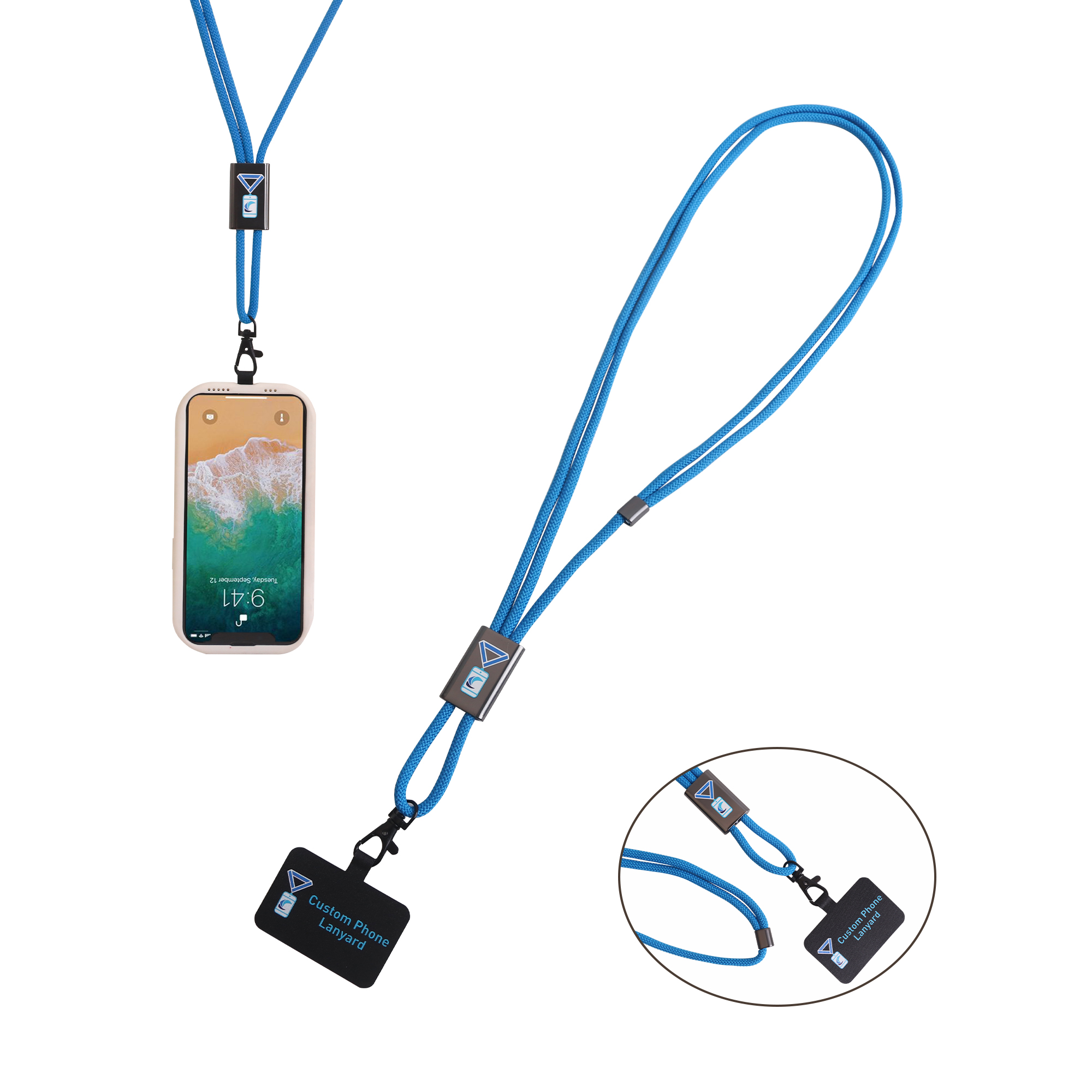 PCL067 - Adjustable Phone Lanyard with Metal Buckle