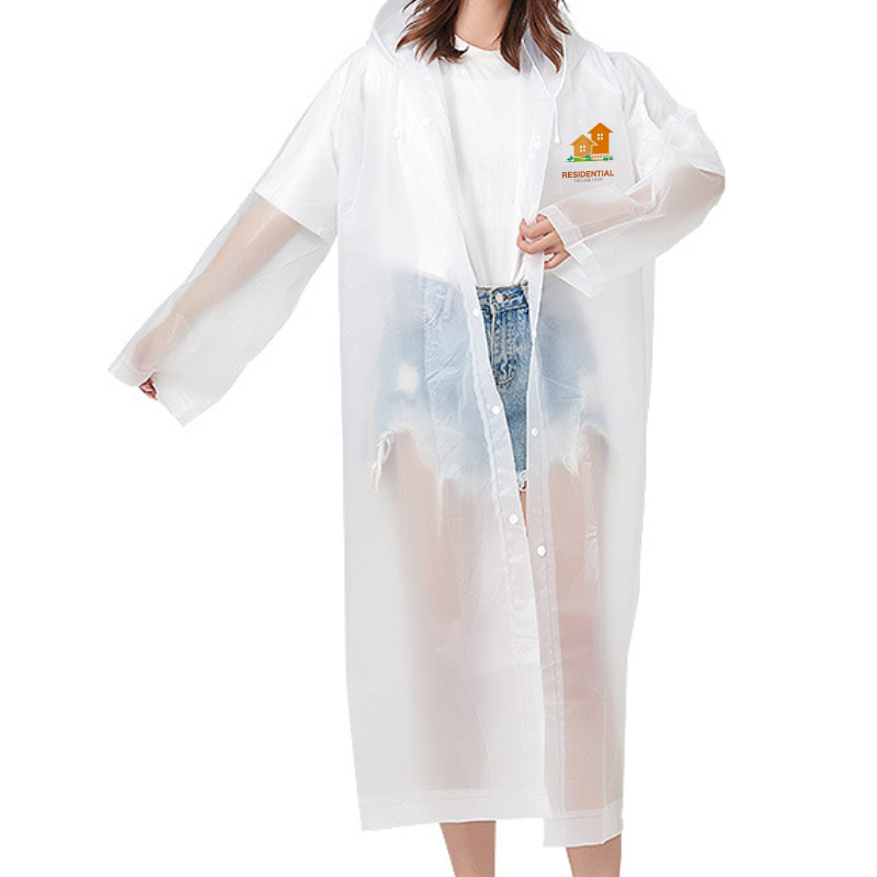 PCC660 - Reusable Adult EVA Digital Print Raincoat