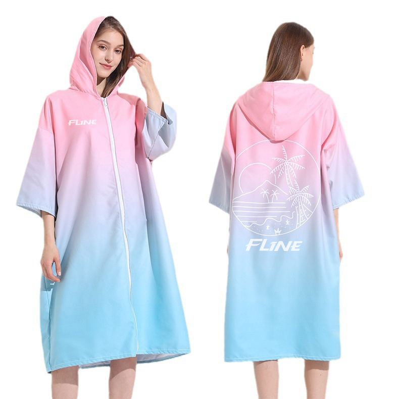 PCC604 - 100% Microfibre Sublimation Hooded Change Towel with Zip
