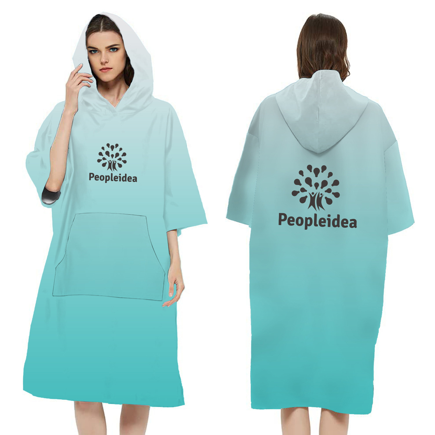 PCC603 - 100% Microfibre Sublimation Hooded Change Towel