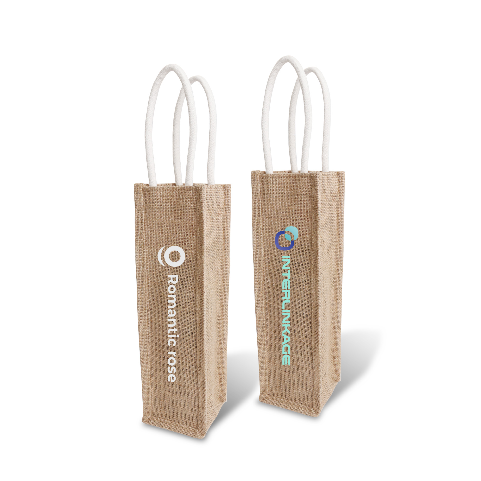 PCPB062 - Jute Wine Carrier