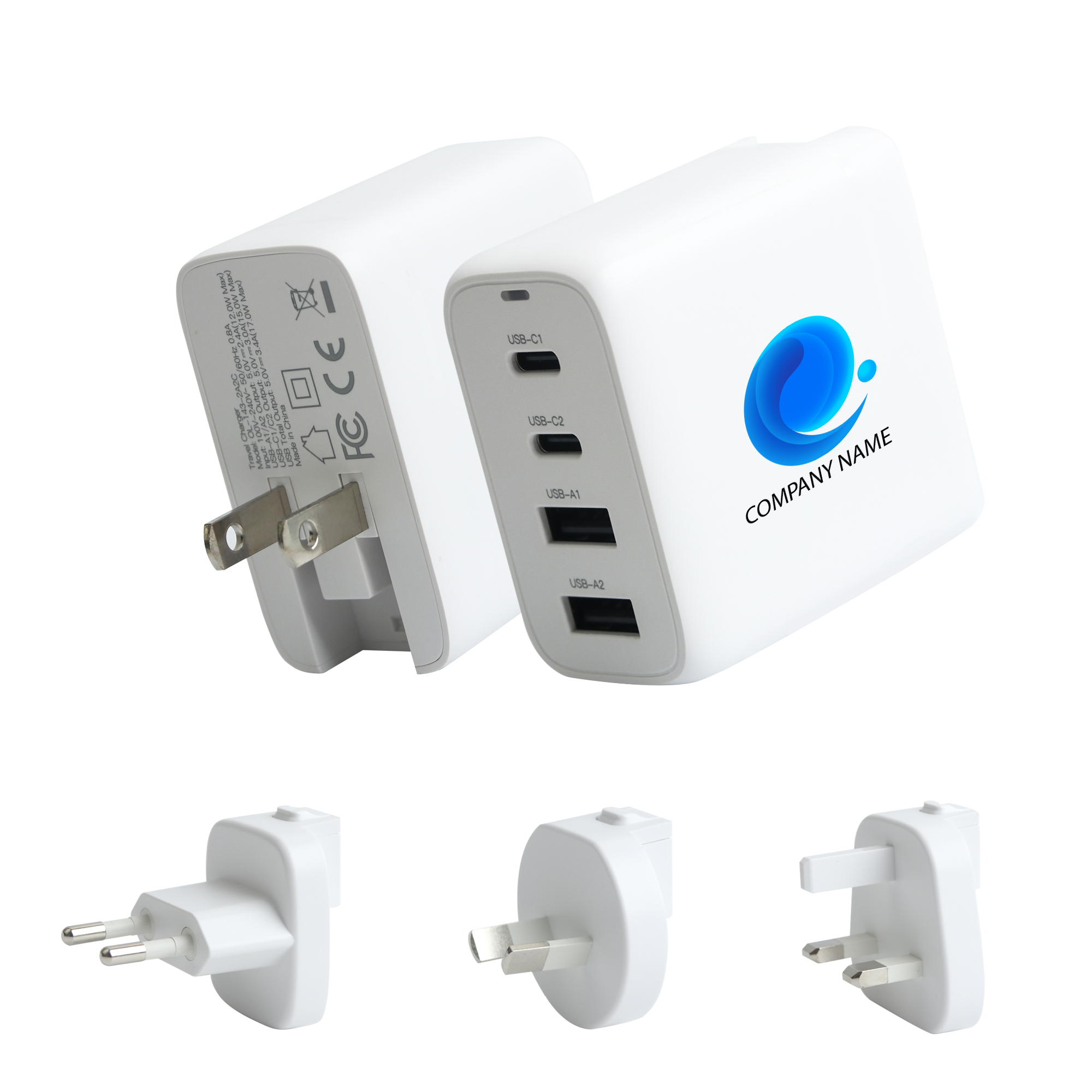 PCH042 - 4 Ports Universal Travel Adapter