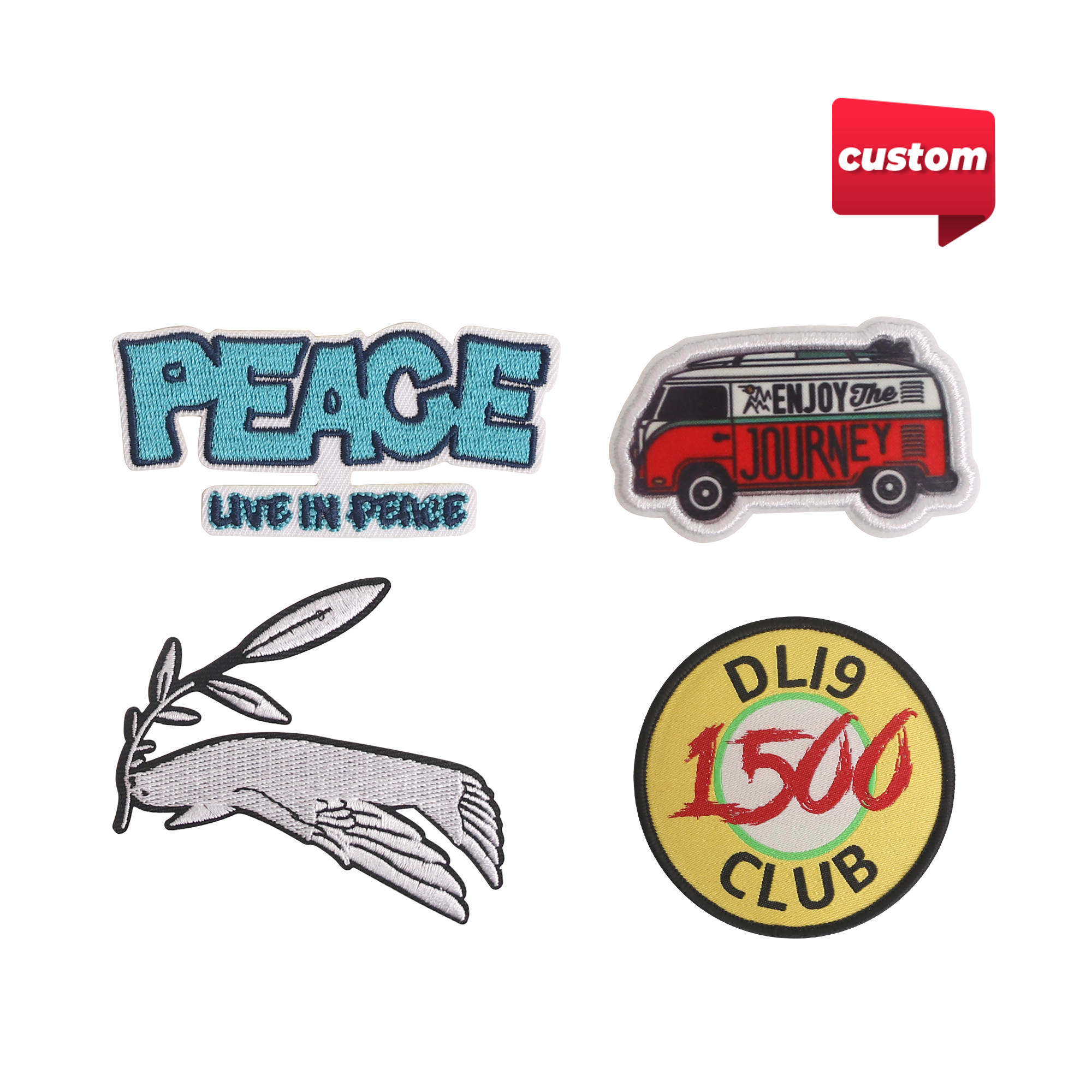 PCCA100 - Custom woven patches