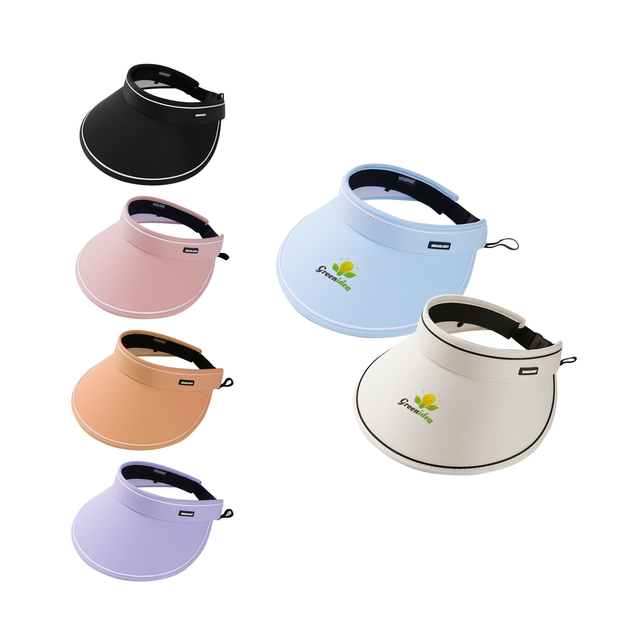 PCH368 - Wide Brim Sun Visor Hats