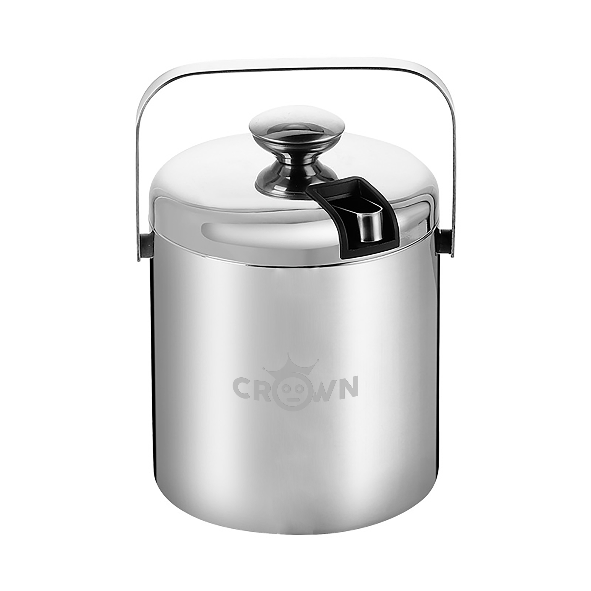 PCH873 - Ice Bucket With Lid And Tongs