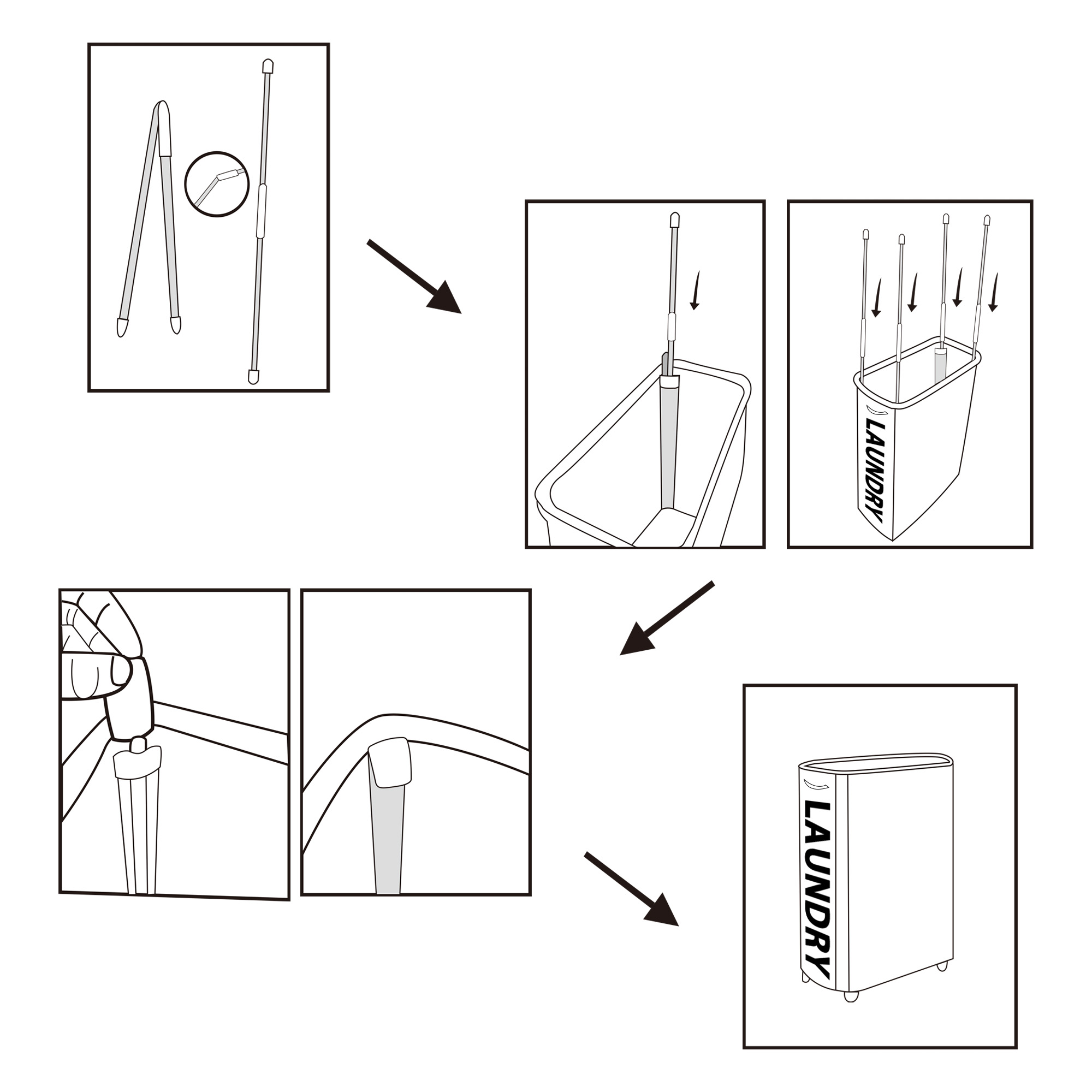 Laundry Basket With Wheels