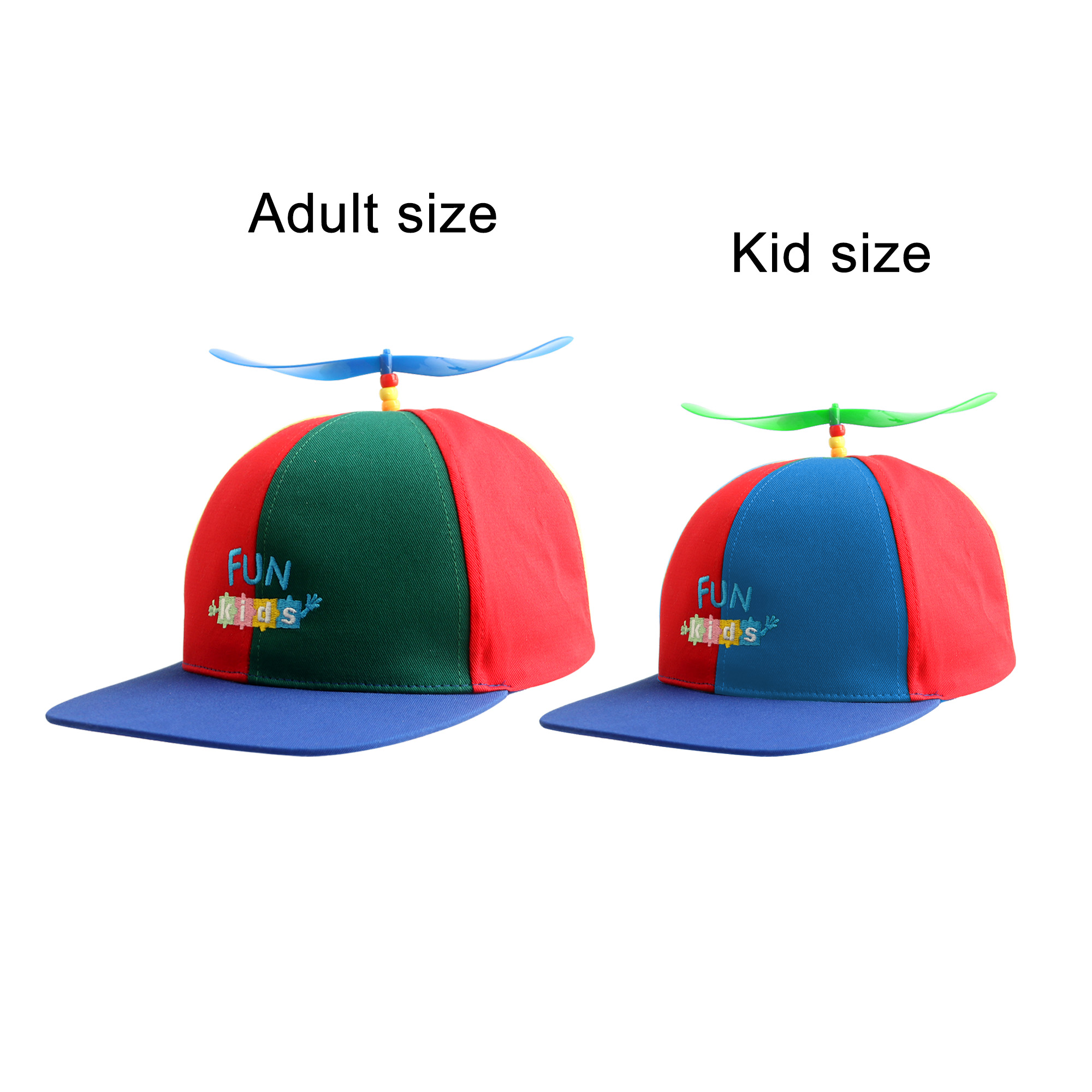 PXL153 - 6 Panel Propeller Baseball Cap