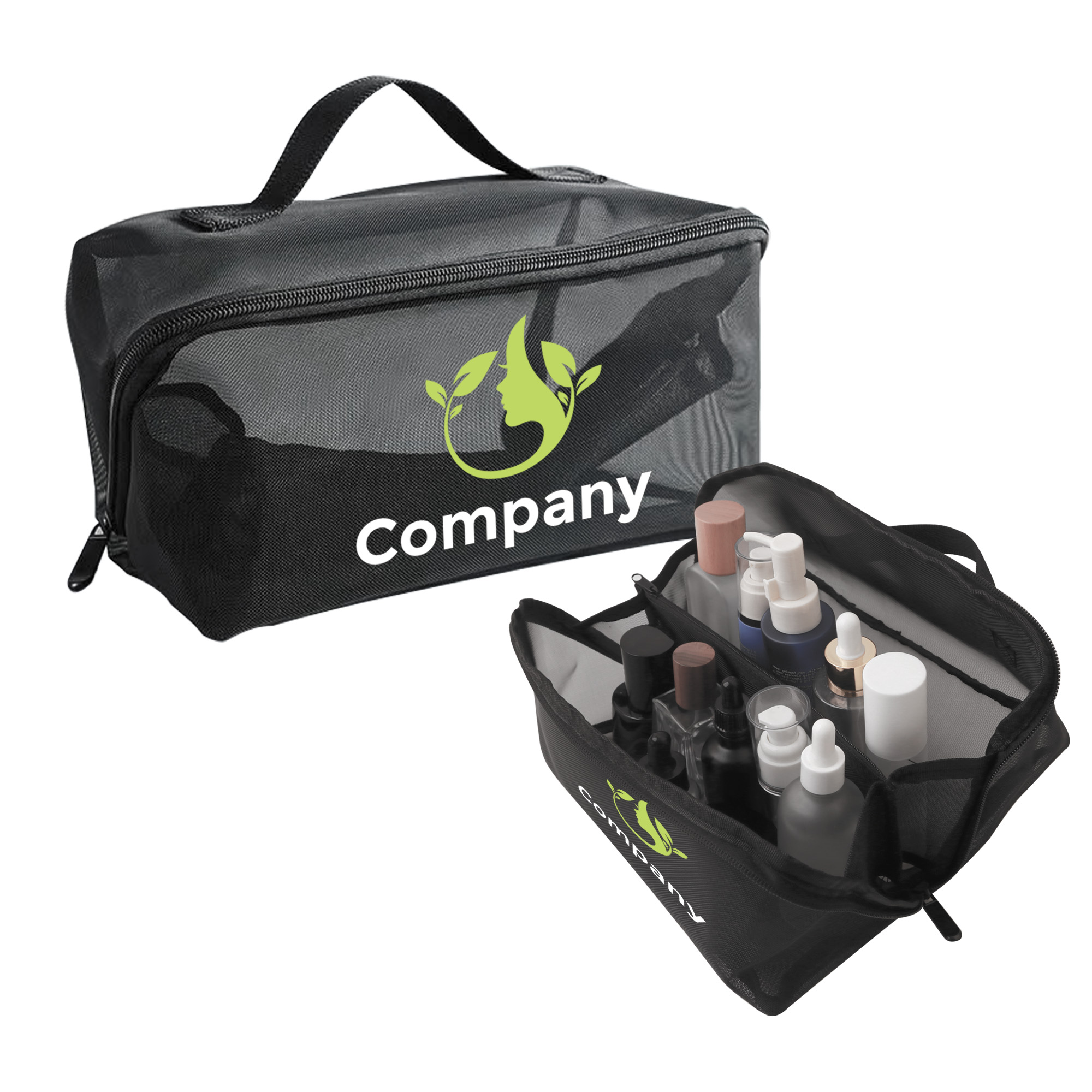 PCBC201 - Large Capacity Nylon Mesh Cosmetic Bag