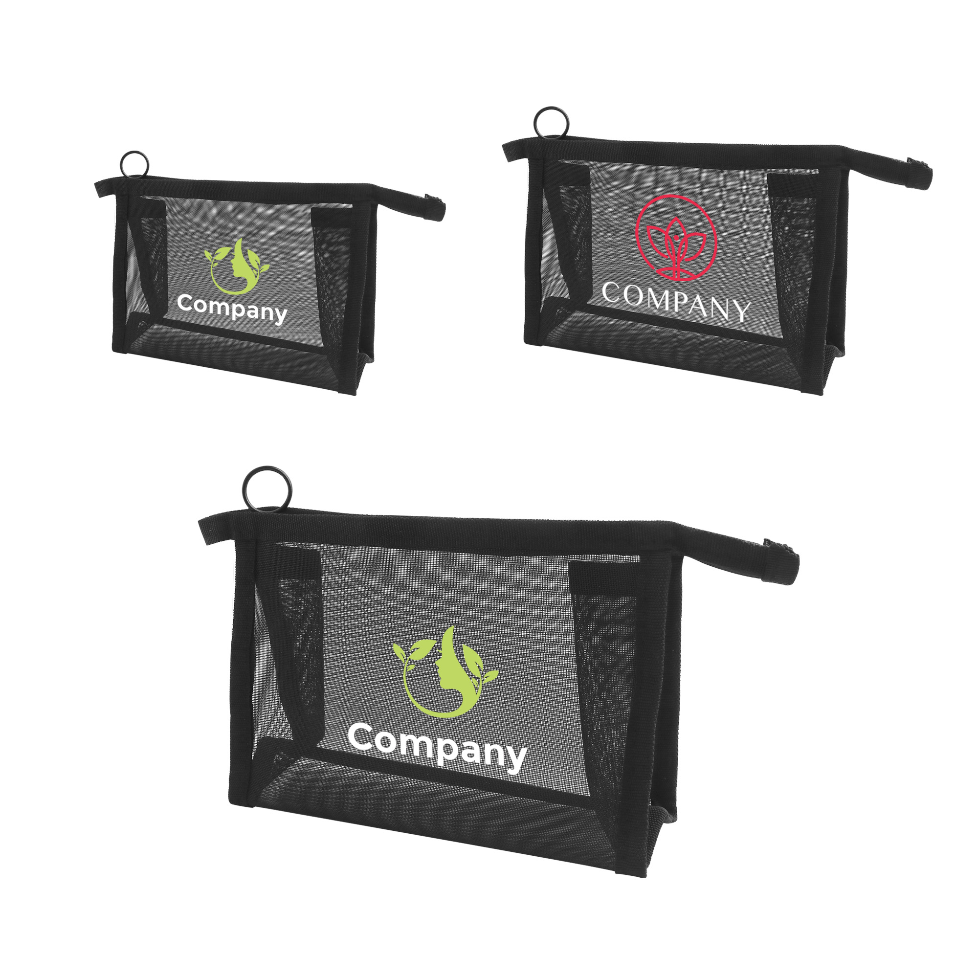 PCBC202 - Nylon Mesh Triangular Cosmetic Bag