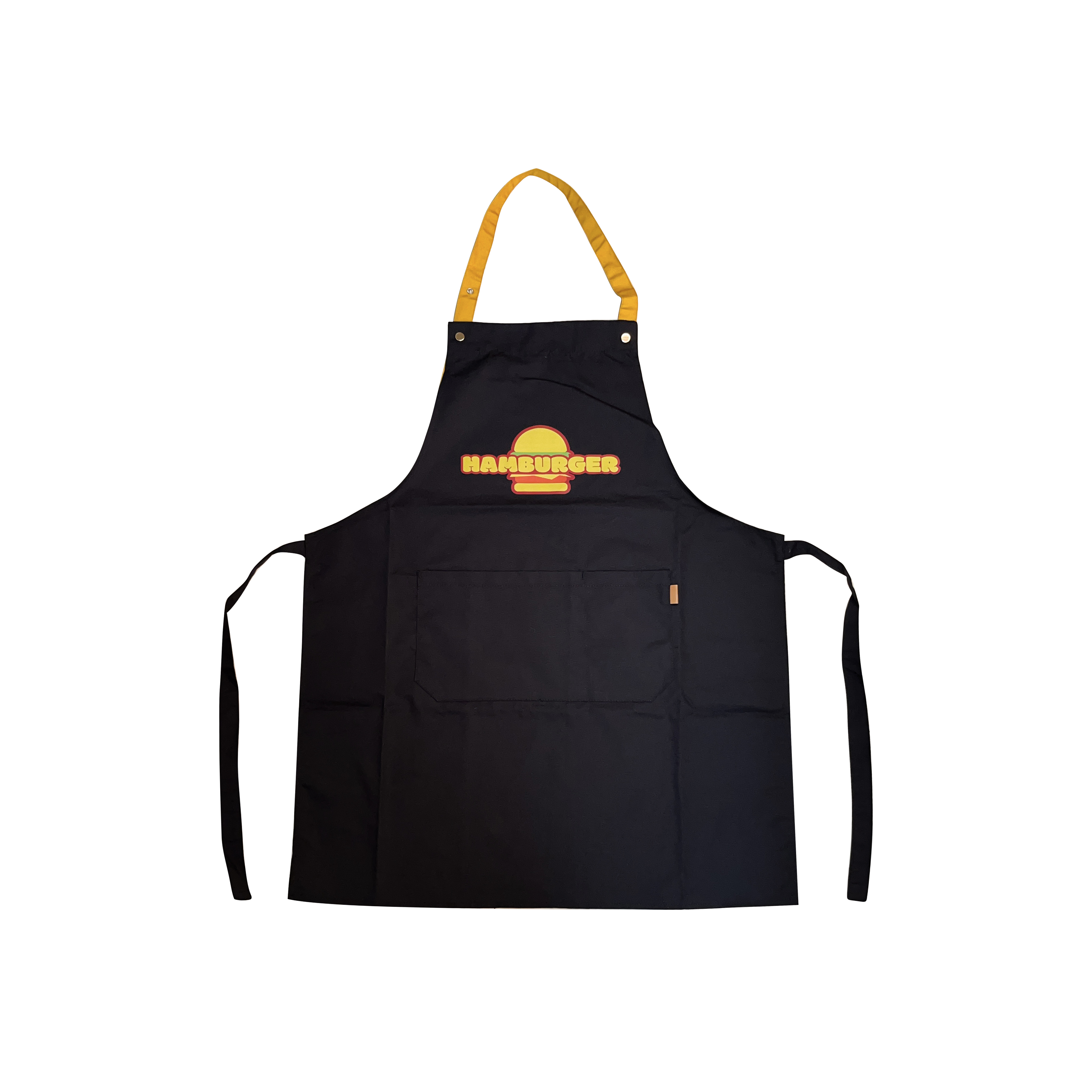 PCC641 - Poly-Cotton Canvas Full Bib Apron With Colour Neck Strap