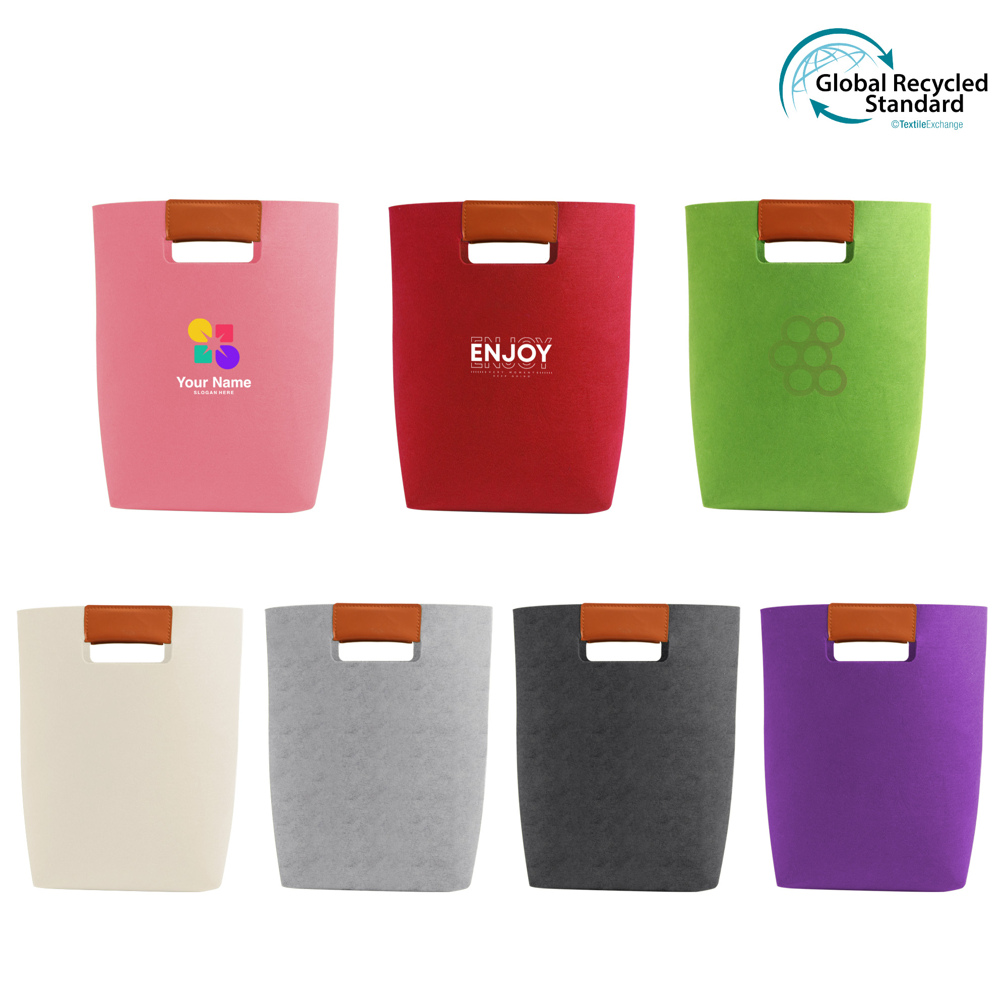 RPET Elegant Felt Carrying Tote Bag