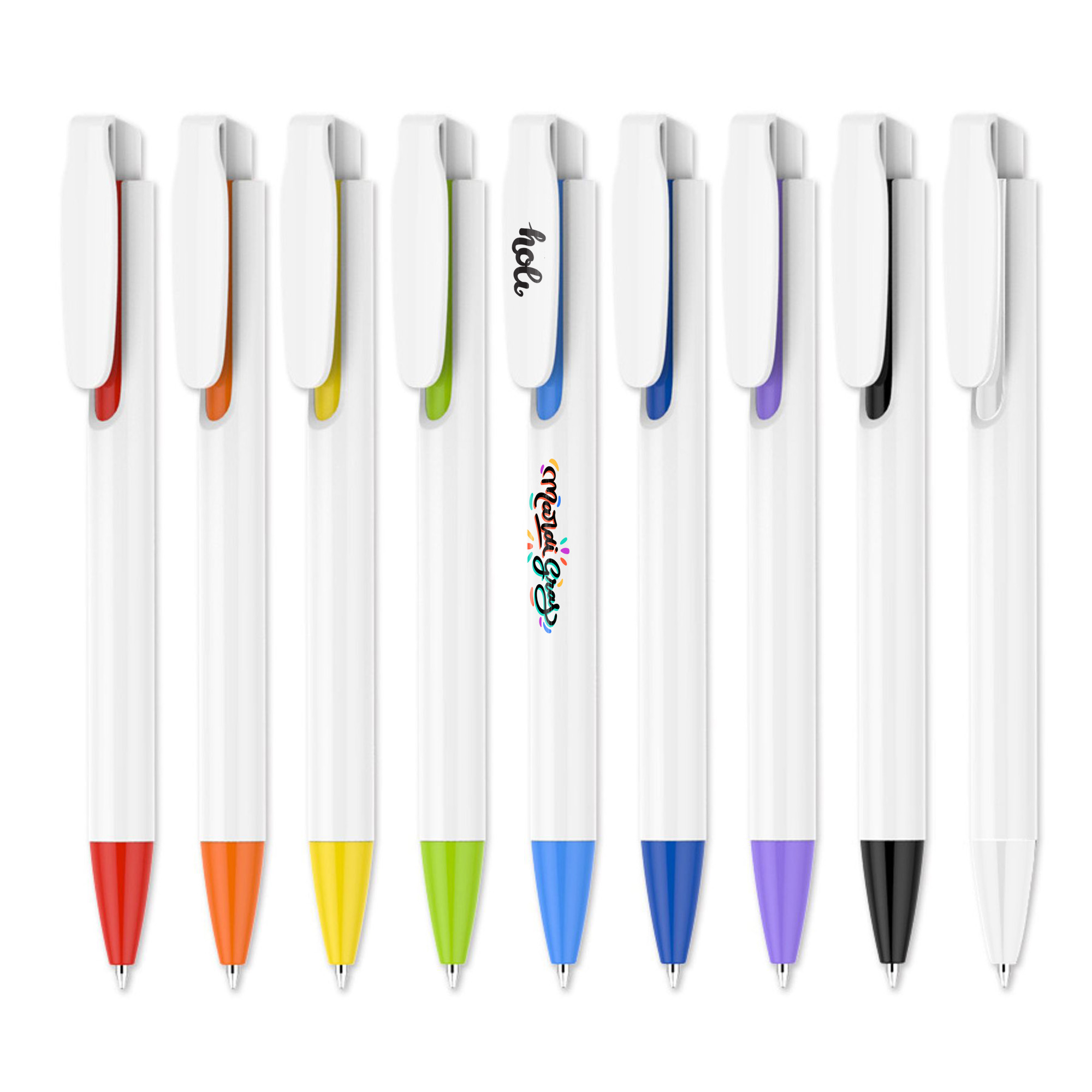 Fan Pen - Creamy White Barrel