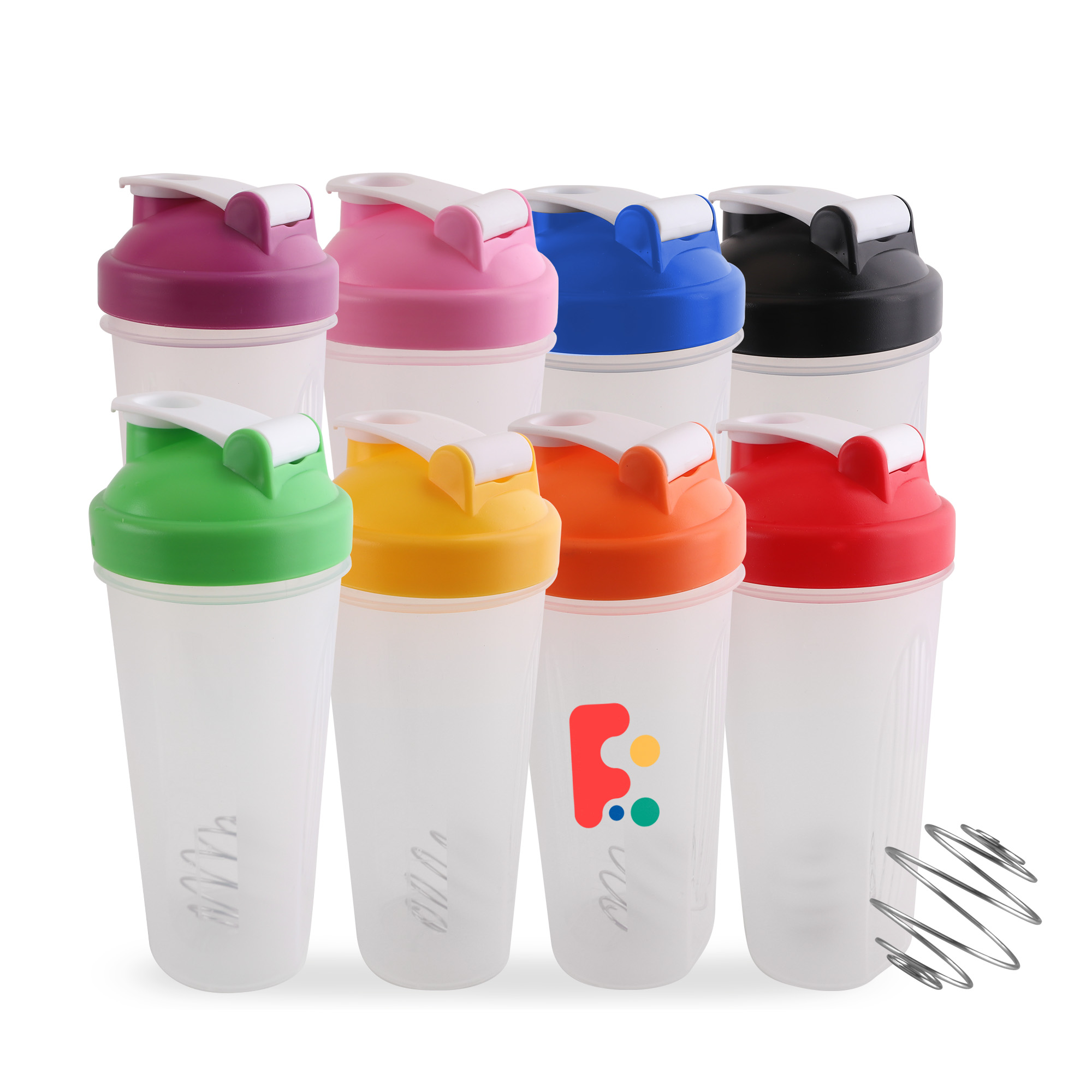 PXD271 - BPA Free Fitness Shaker Bottle 600ml