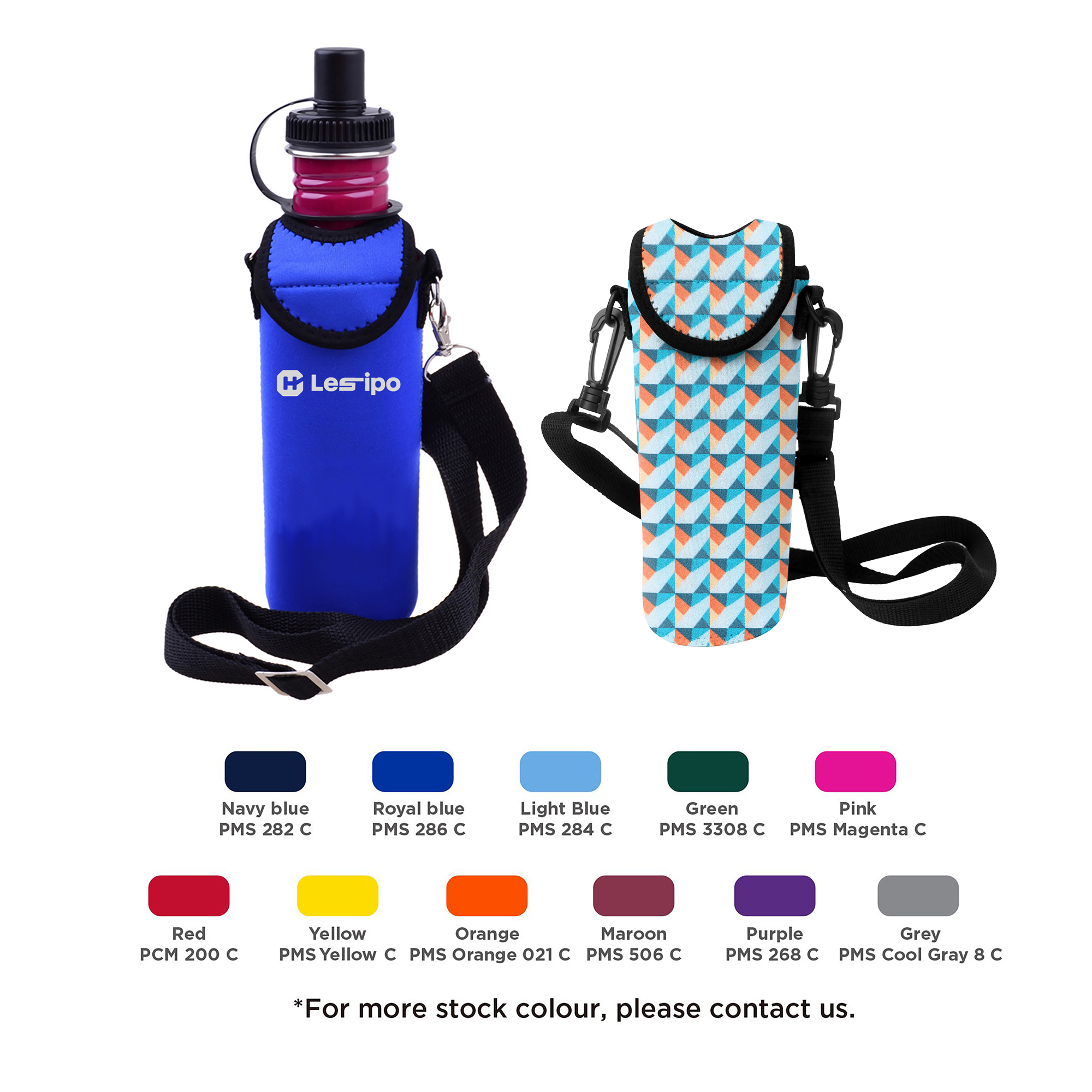 Bottle Cooler with Strap