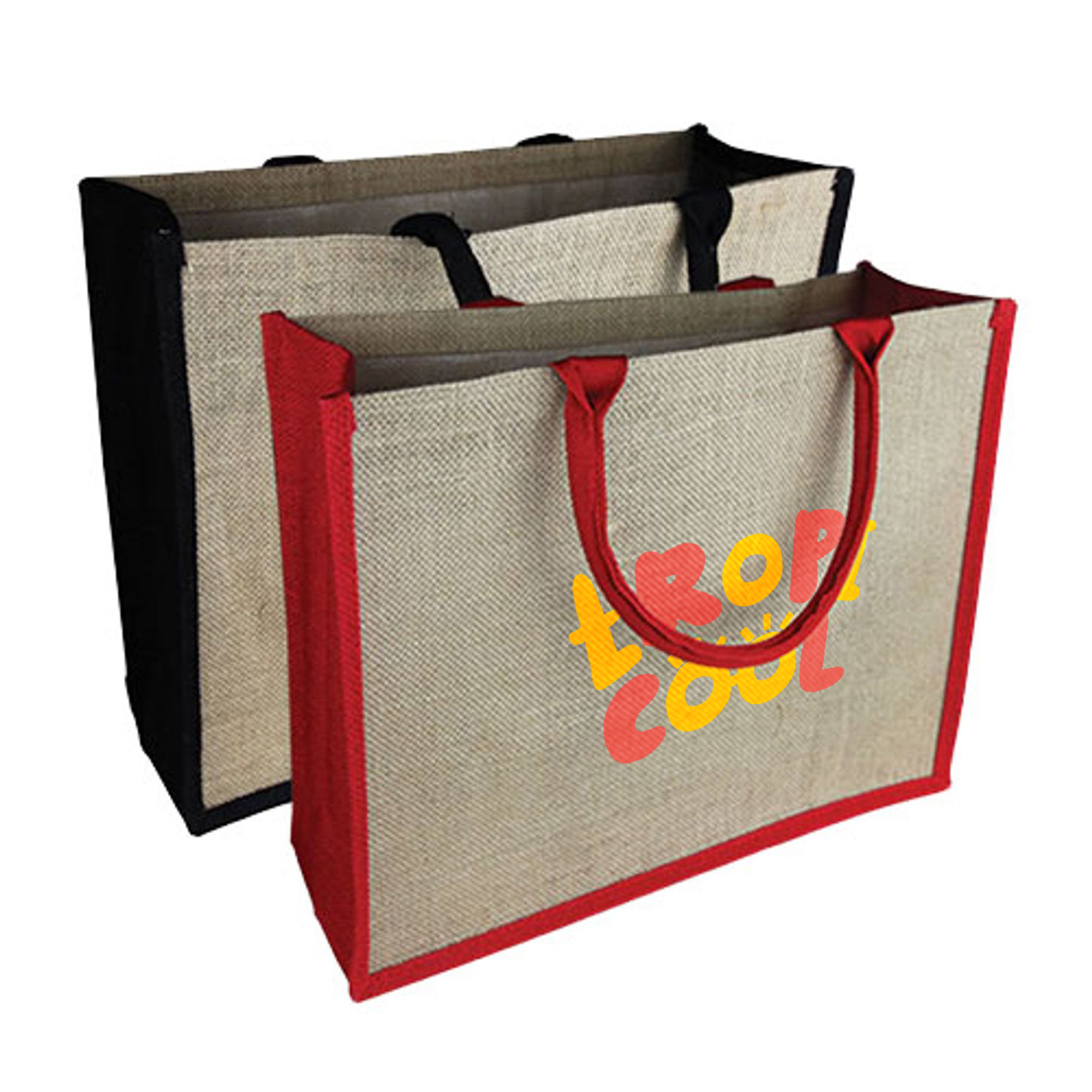 PCPB810 - Coloured Jute Tote Bag