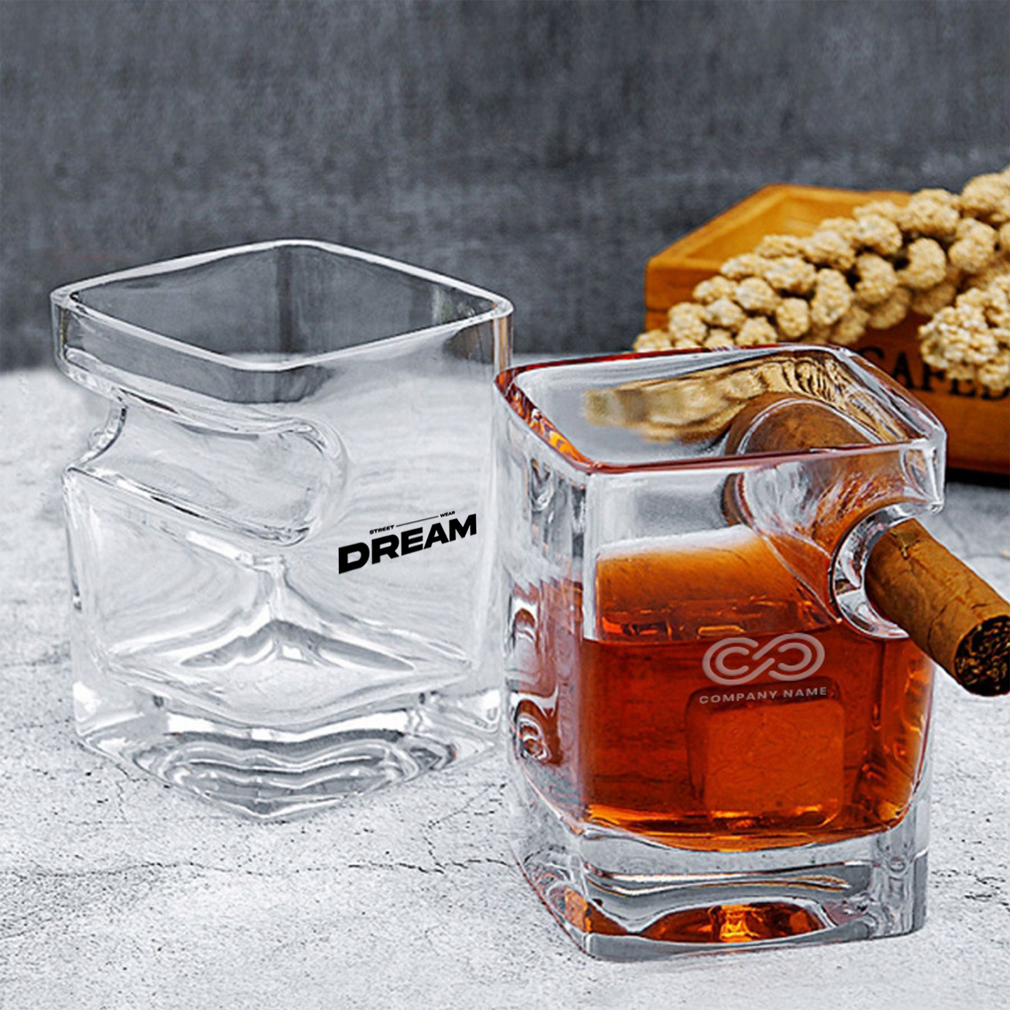 Cigar Whiskey Glass