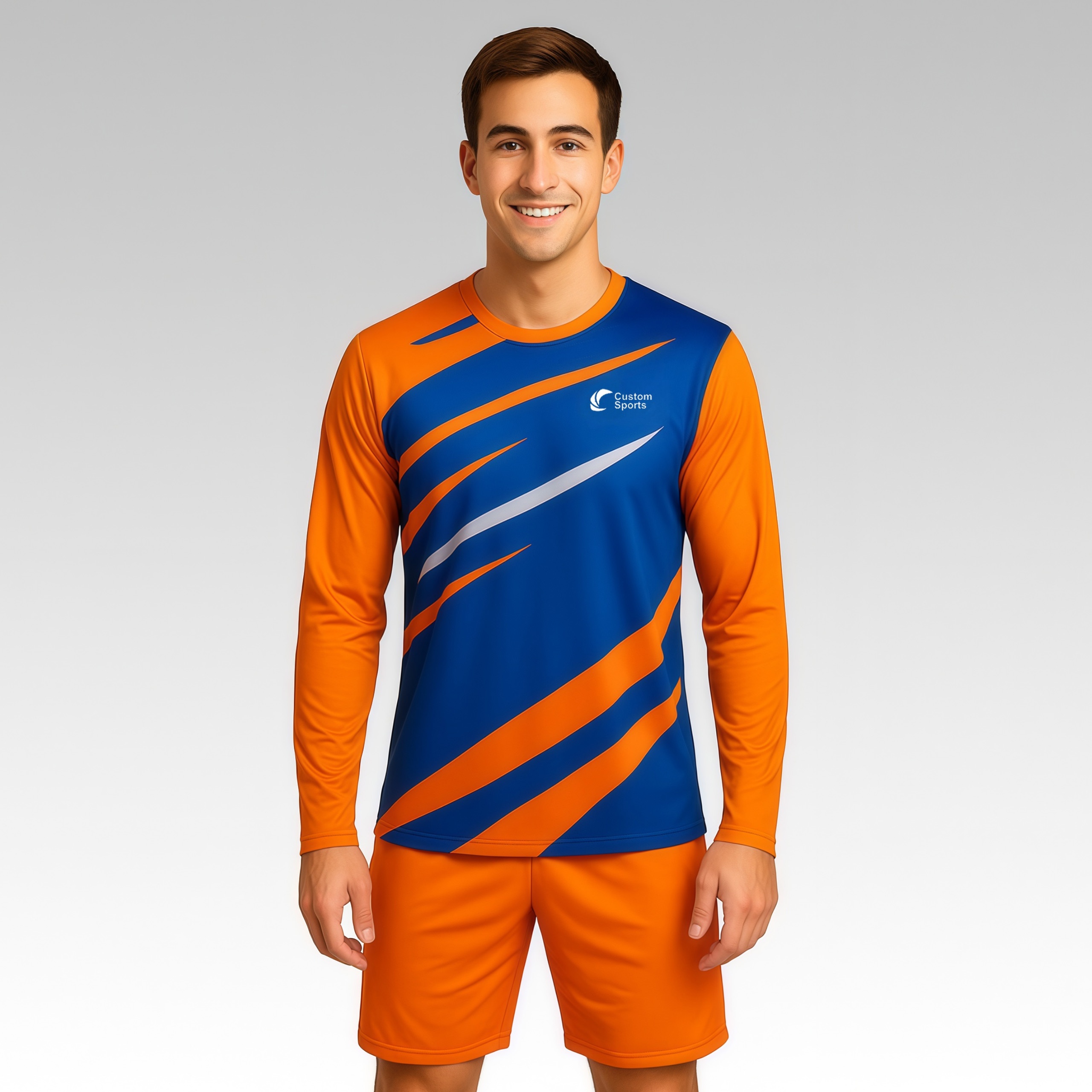 PCC855 - 100% Poly Milk Silk Sublimated Sports Long Sleeves Shirt