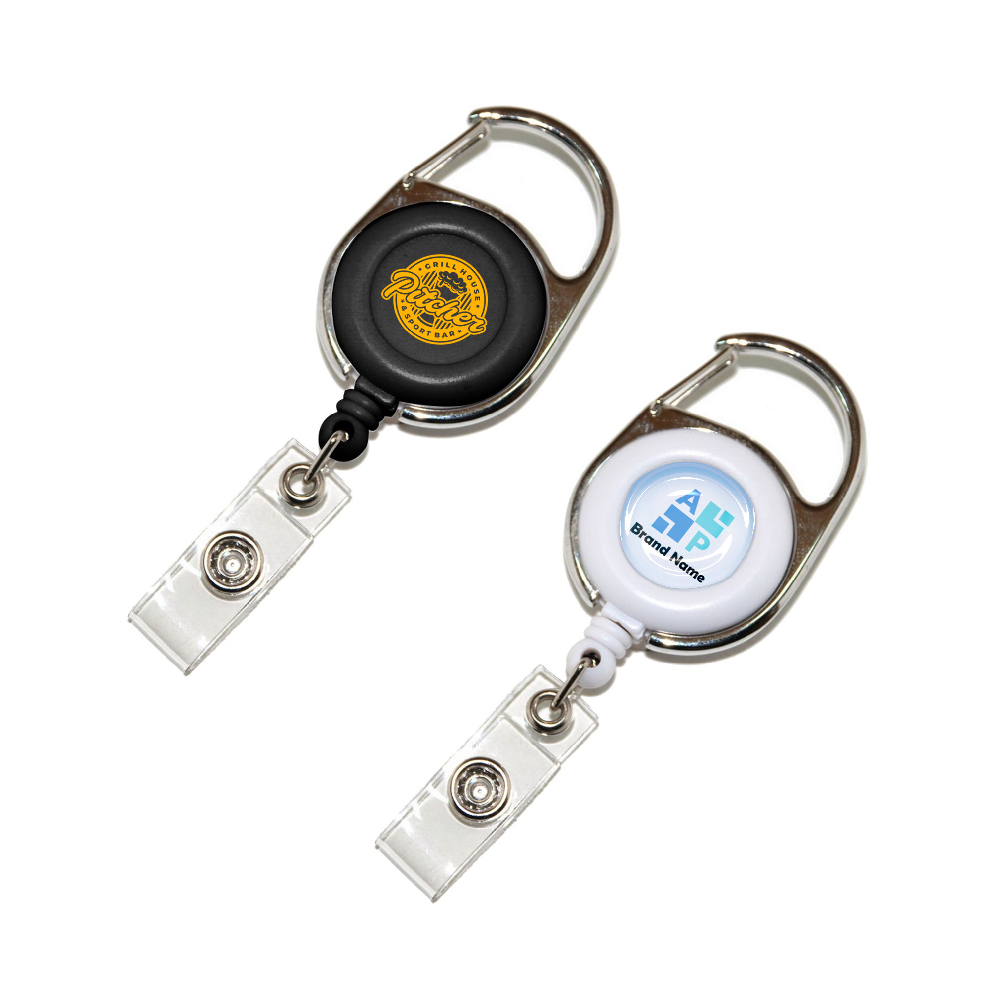 Carabiner Retractable Card Holder